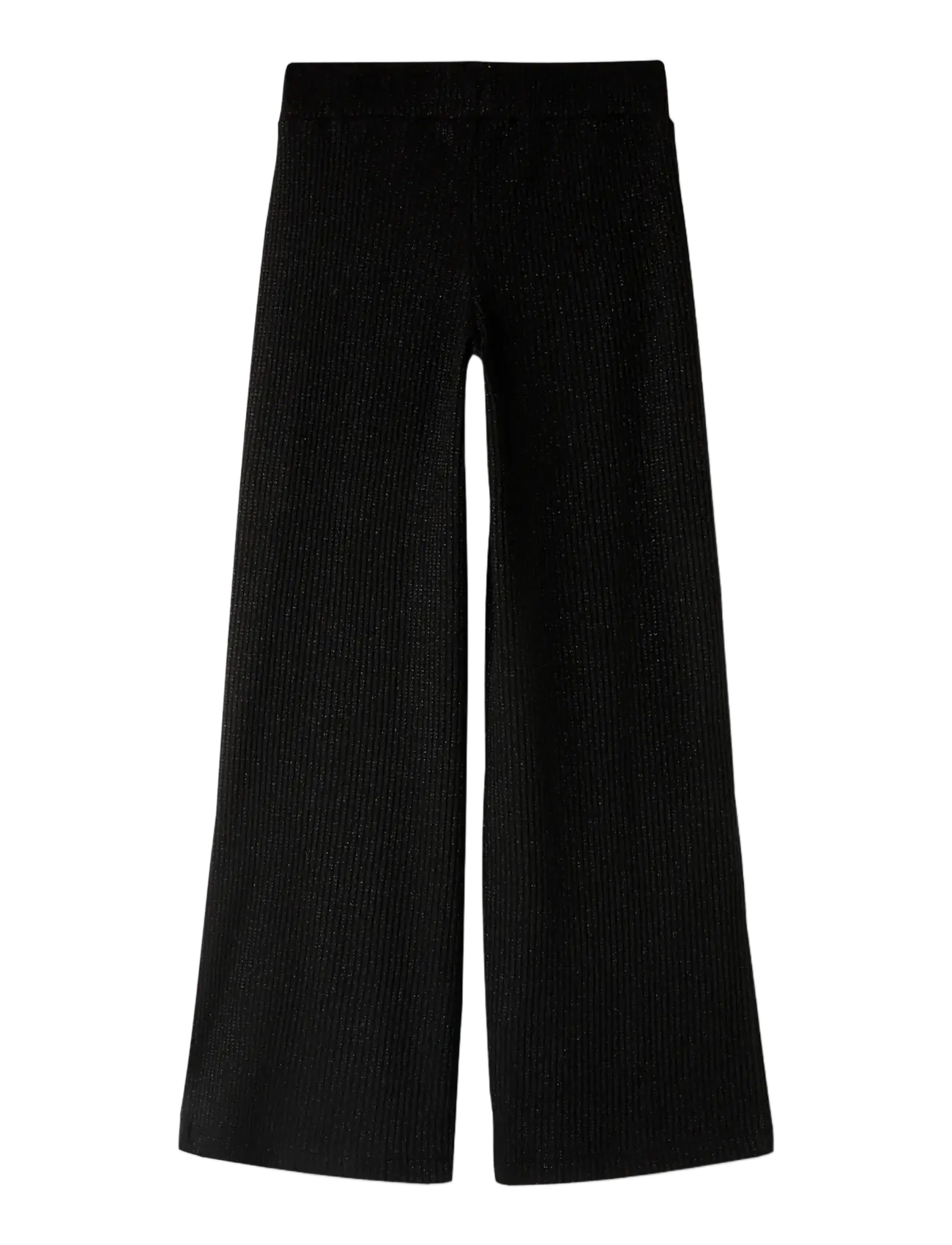 name it - NKFSISAN WIDE PANT - trousers - black - 2