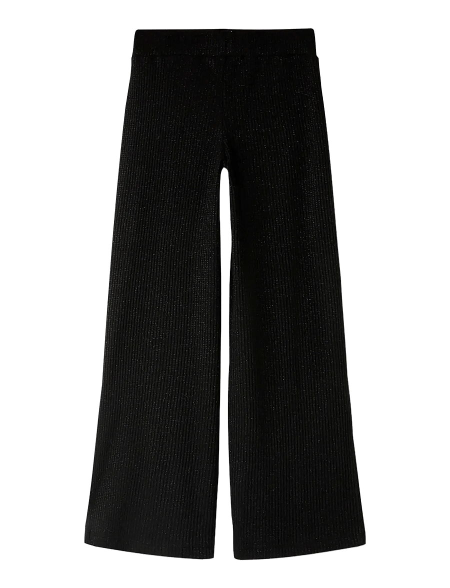 name it - NKFSISAN WIDE PANT - einkaufen nach alter von - black - 2