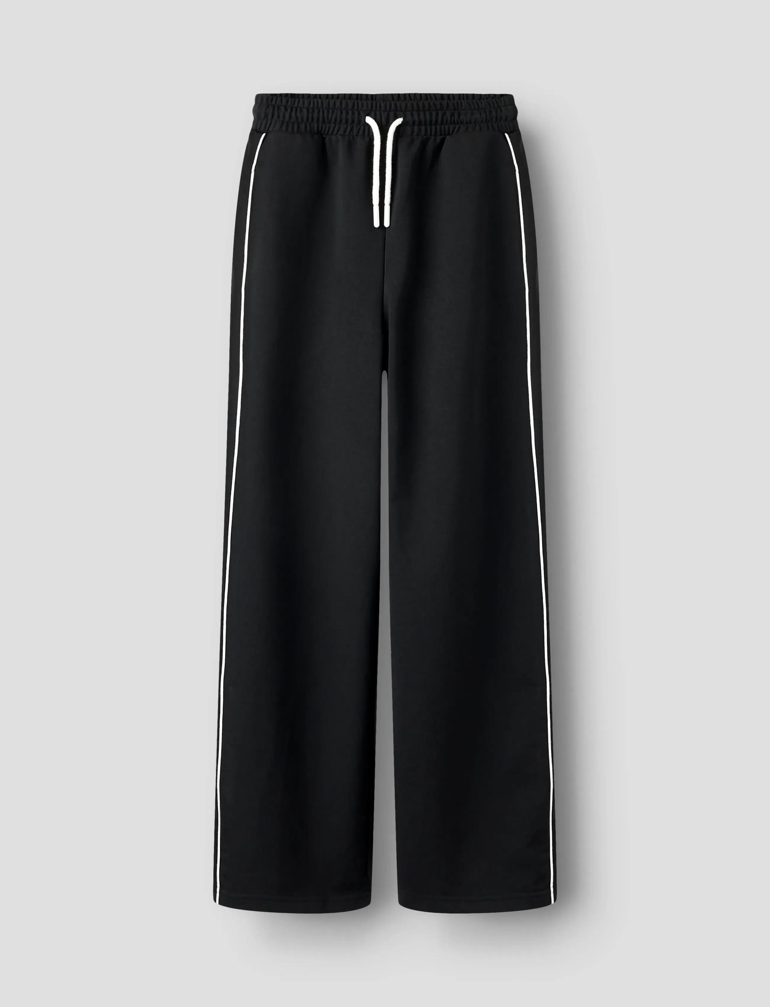 name it NKFSISA WIDE PANT SWE UNB - Underdele - BLACK / black