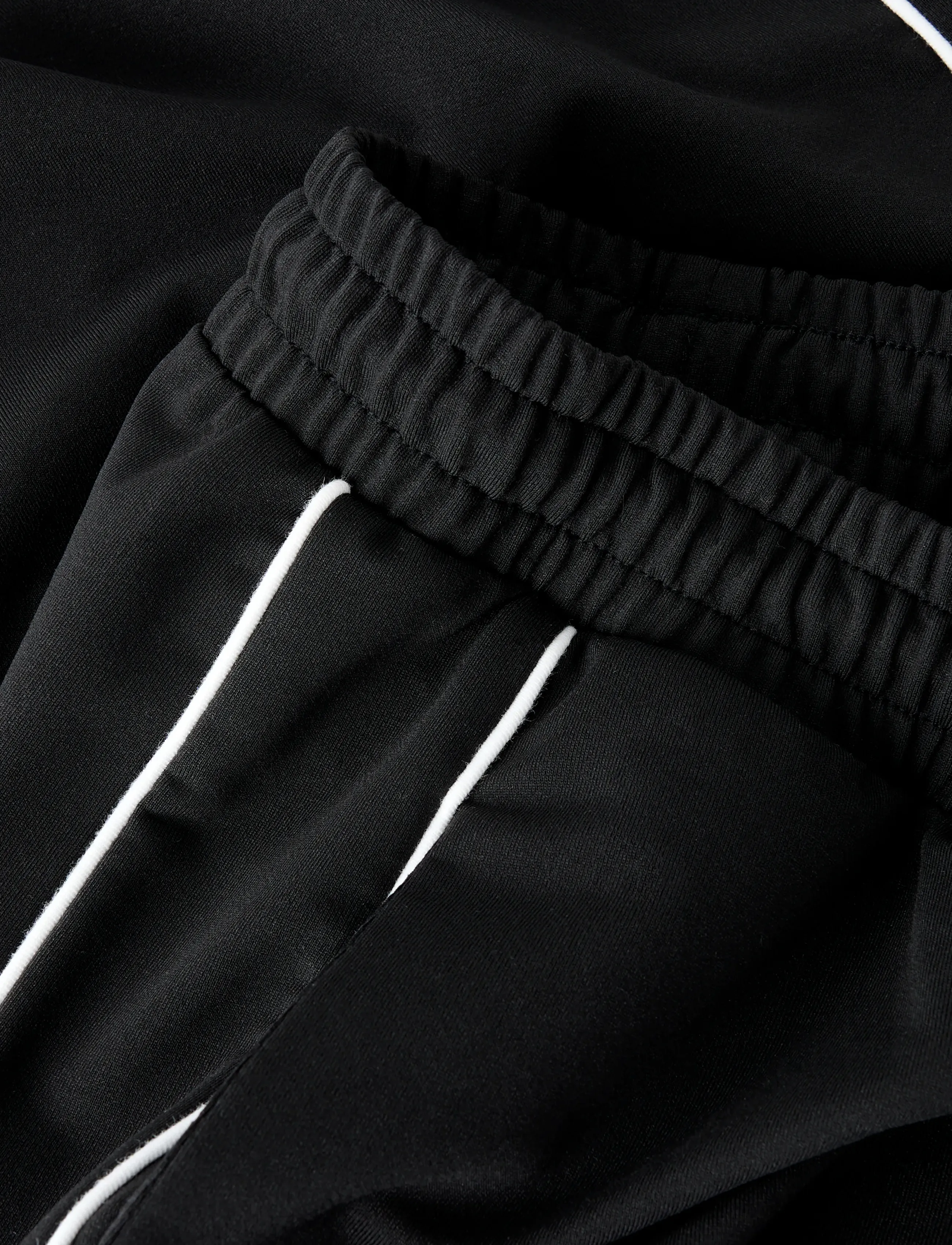 name it - NKFSISA WIDE PANT SWE UNB - mjukisbyxor - black - 3