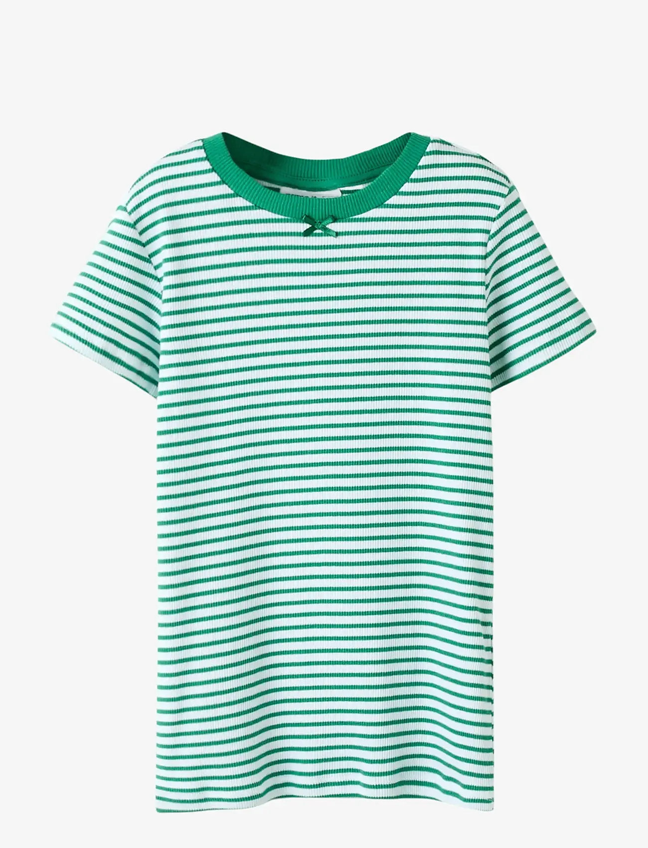 name it - NKFOFRIDA SS SLIM TOP - korte mouwen - bosphorus - 1