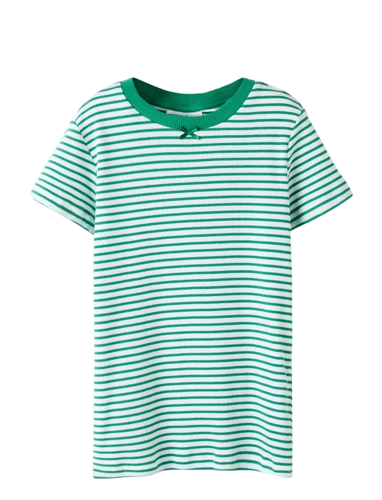 name it NKFOFRIDA SS SLIM TOP - Kortärmade t-shirts - BOSPHORUS / green