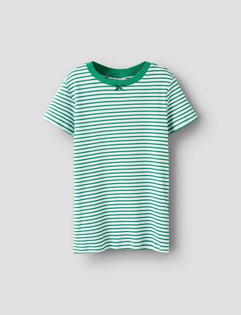 name it - NKFOFRIDA SS SLIM TOP - korte mouwen - bosphorus - 0