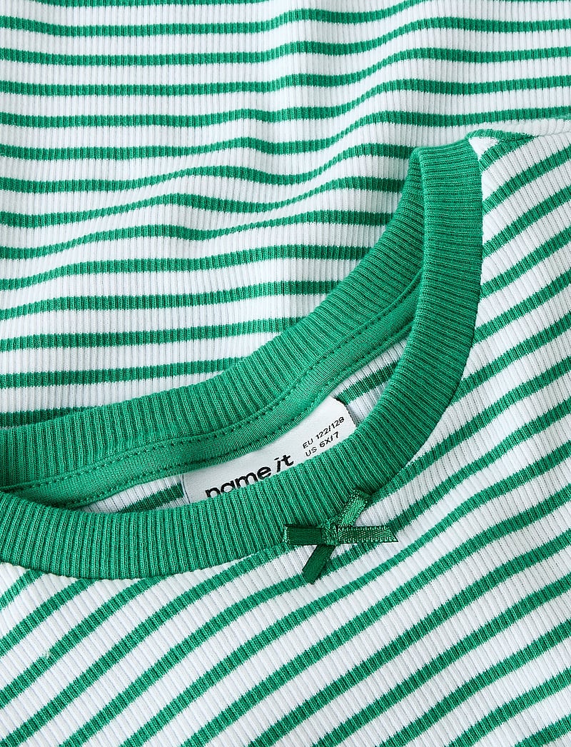 name it - NKFOFRIDA SS SLIM TOP - korte mouwen - bosphorus - 3