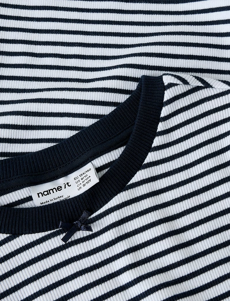 name it - NKFOFRIDA SS SLIM TOP - kortærmede t-shirts - navy blazer - 3