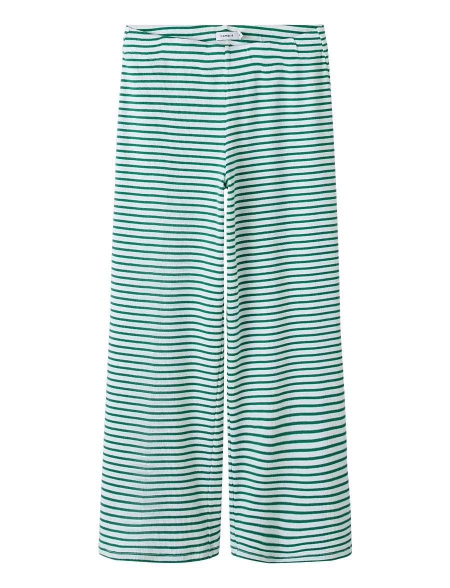 name it - NKFOFRIDA WIDE PANT - jogginghosen - bosphorus - 1