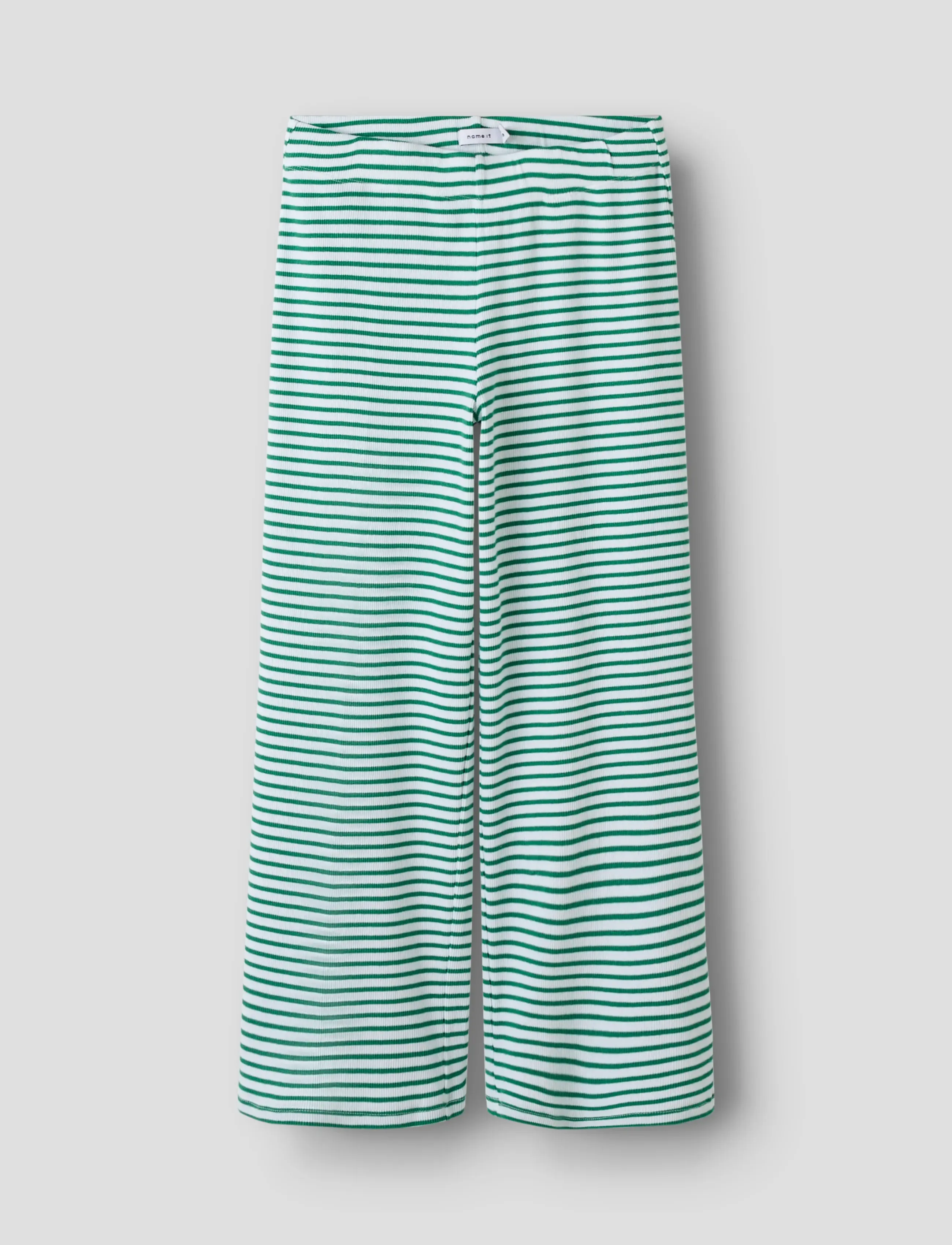 name it NKFOFRIDA WIDE PANT - Housut - BOSPHORUS / green