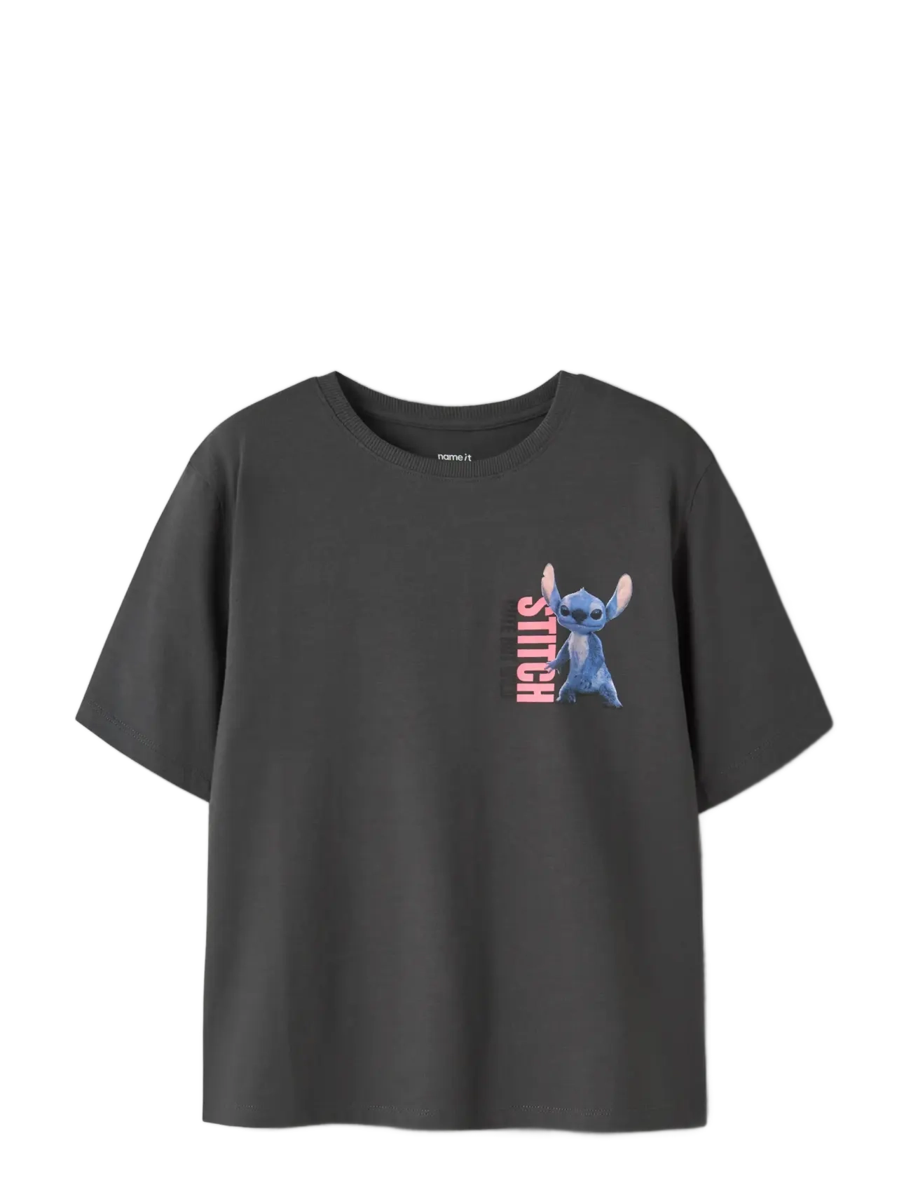 name it - NKFJYNIN STITCH SS NREG TOP BOX WDI - black oyster - 2
