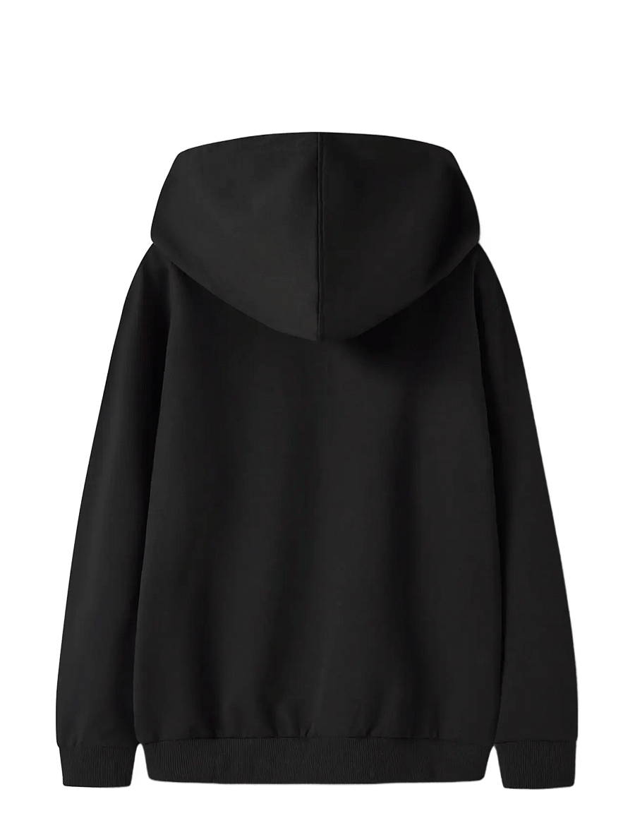 name it - NKFJYNDA STITCH NREG SWE WH BRU NOOS WDI - hættetrøjer - black - 1