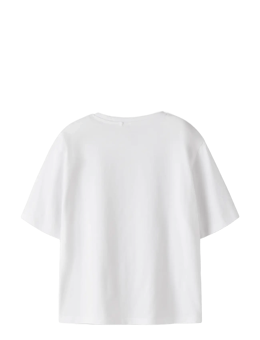 name it - NKFJYNA STITCH SS NREG TOP BOX NOOS WDI - kortærmede t-shirts - bright white - 1