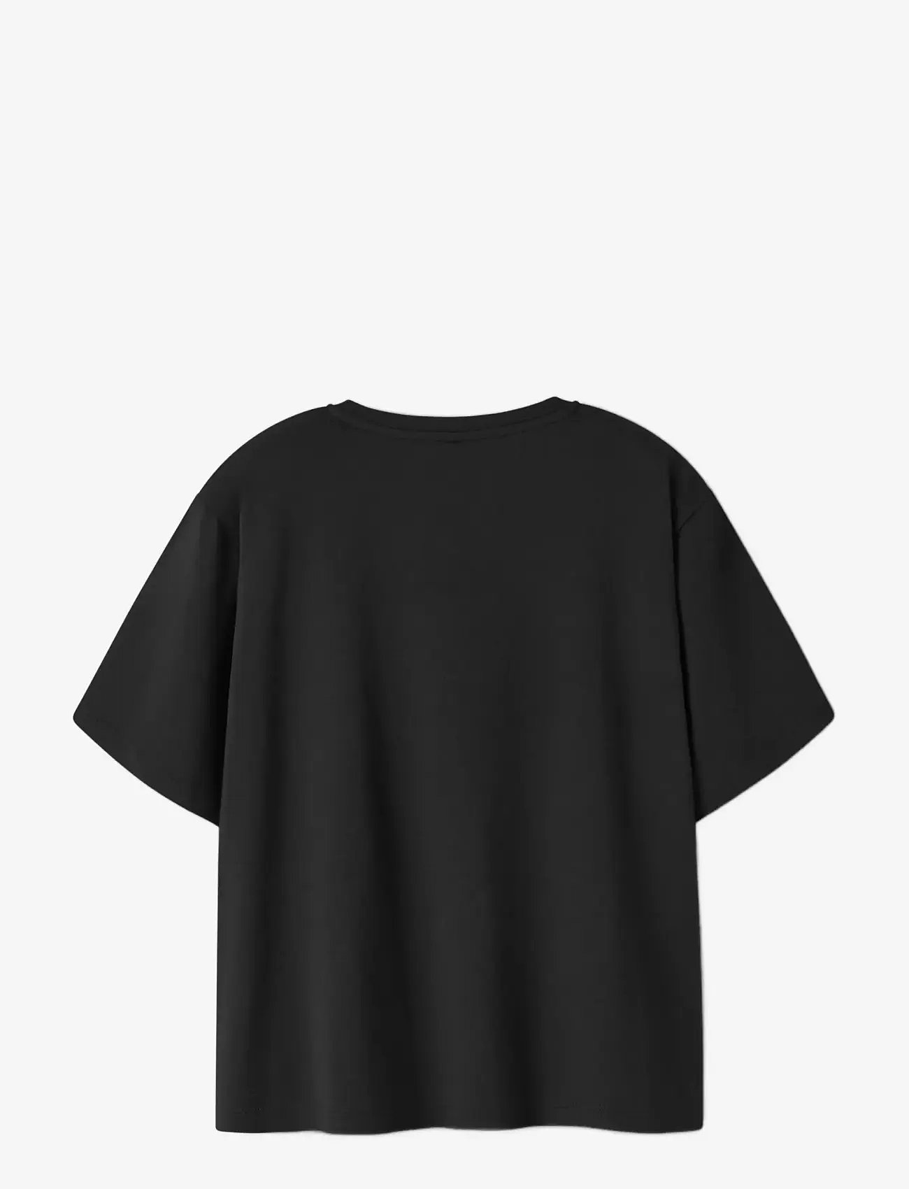 name it - NKFJYNEL HELLOK SS NREG TOP BOX NOOS SKY - kurzärmelige - black - 1