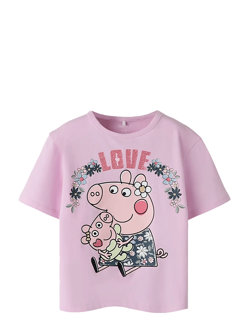 name it - NMFJUNA PEPPA SS NREG TOP BOX CPLG - kortærmede t-shirts - pirouette - 0