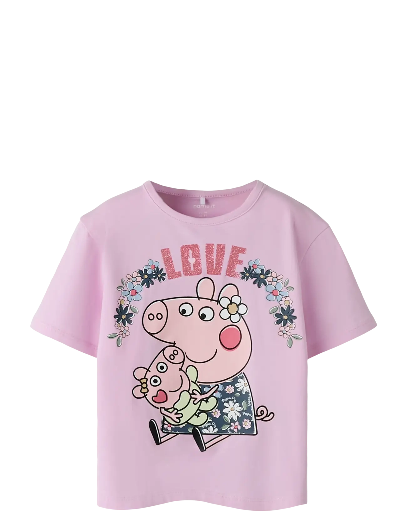 name it NMFJUNA PEPPA SS NREG TOP BOX CPLG - Kläder - PIROUETTE / pink/rose
