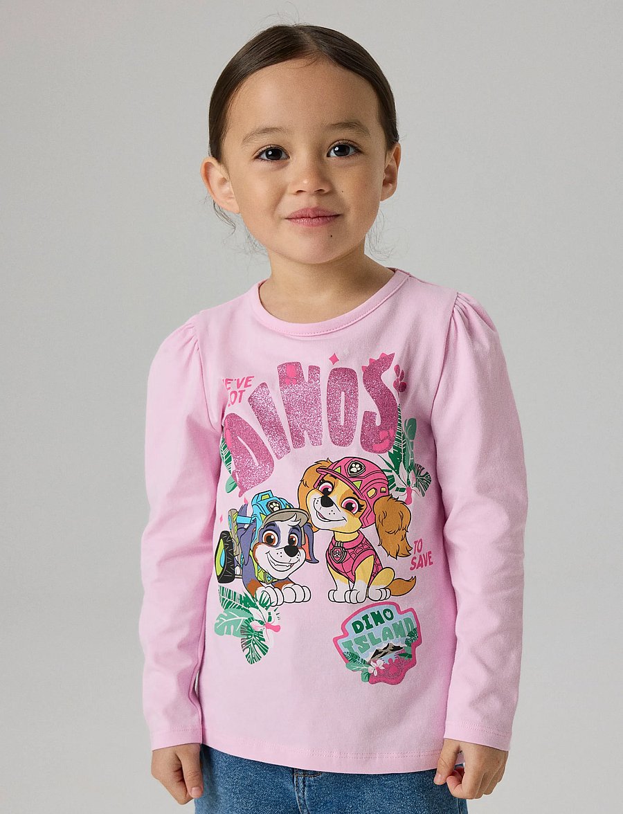 name it - NMFJETTE PAW LS TOP BOX NOOS CPLGM - pikkade varrukatega t-särgid - pirouette - 2