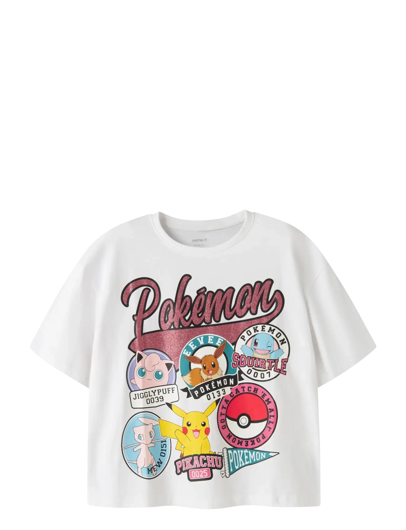 NAME IT Nkfjylal Pokemon Ss Rlx Oberteil Box Noos Sky Weiß - 134-140 - Kinder