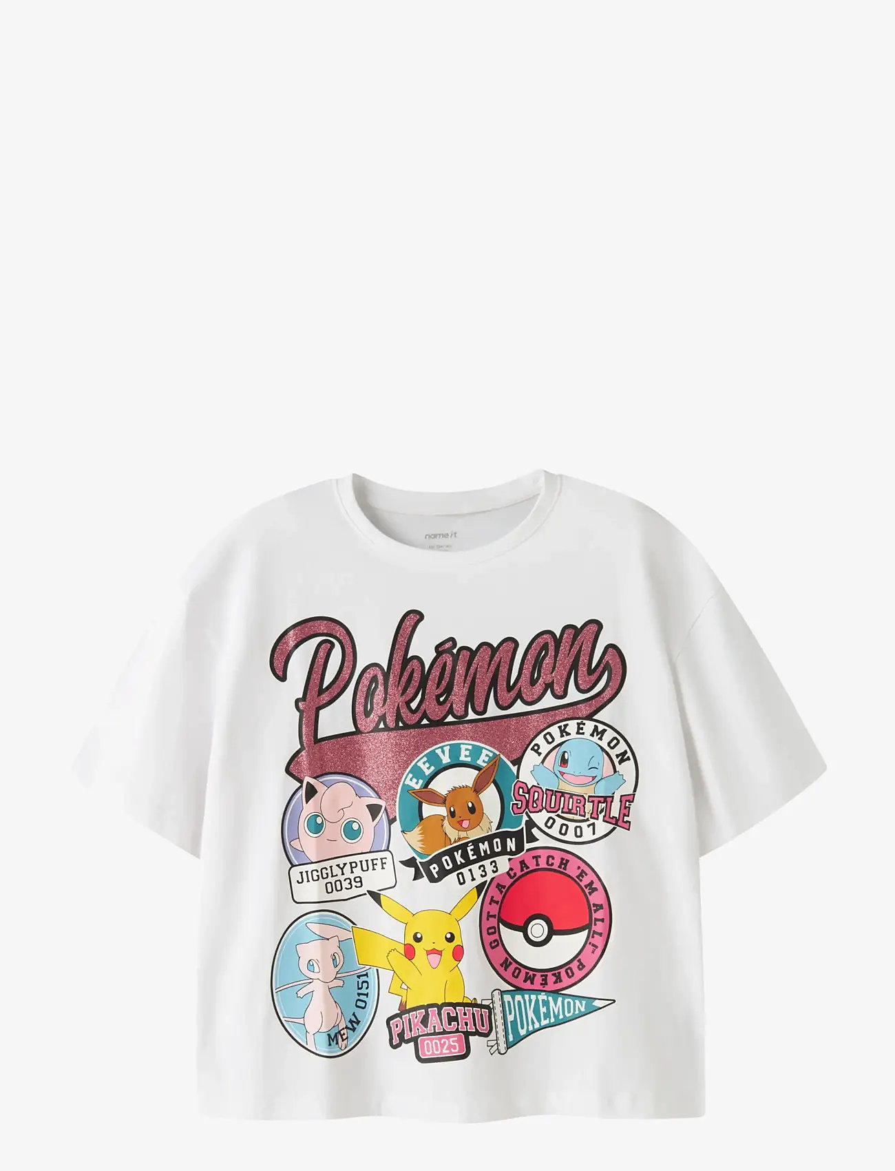 name it - NKFJYLAL POKEMON SS RLX TOP BOX NOOS SKY - t-shirts à manches courtes - bright white - 0