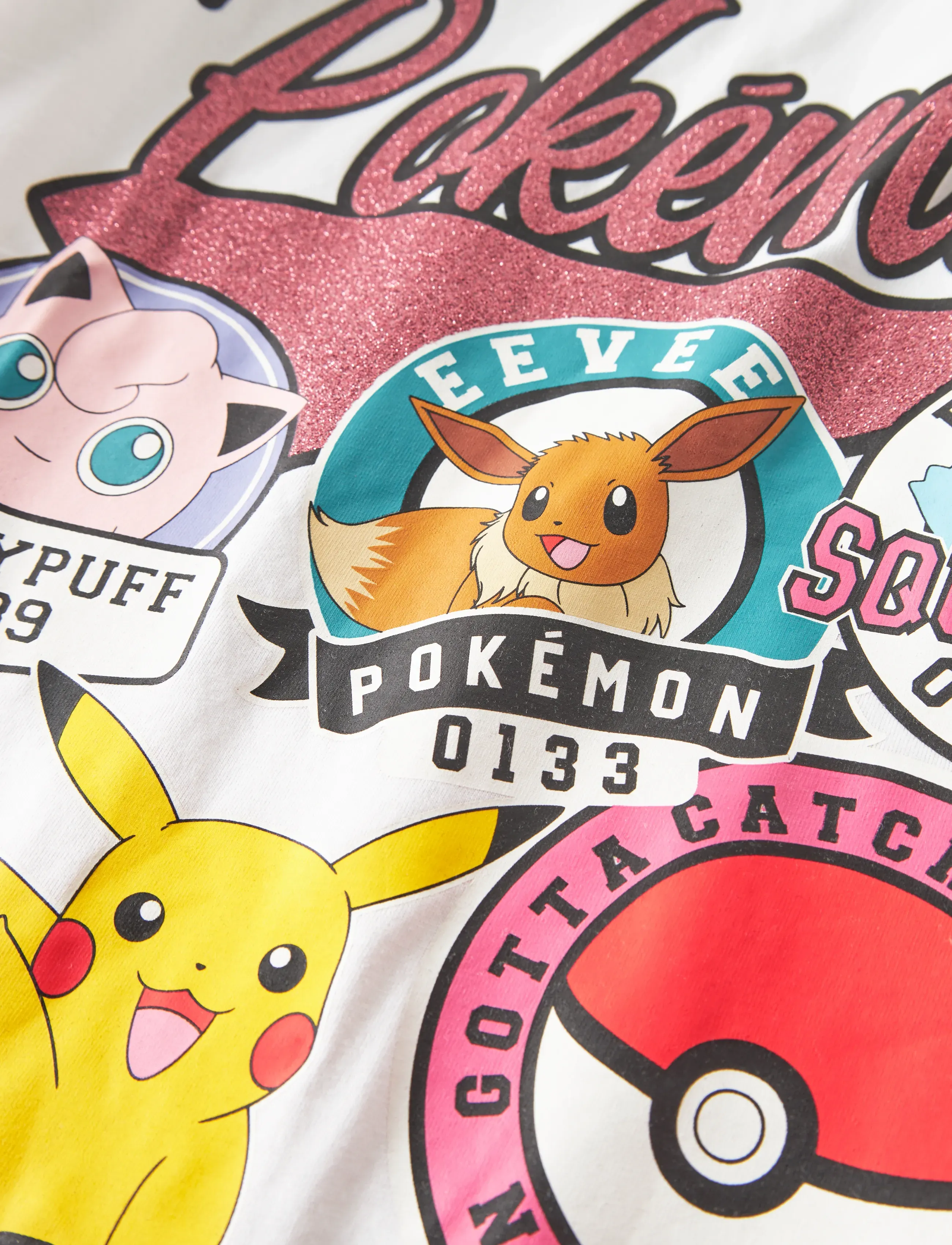 name it - NKFJYLAL POKEMON SS RLX TOP BOX NOOS SKY - kortærmede t-shirts - bright white - 3