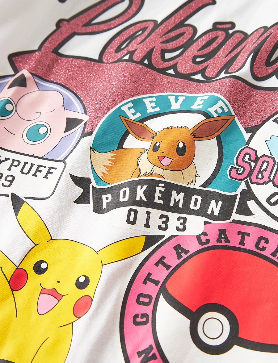 name it - NKFJYLAL POKEMON SS RLX TOP BOX NOOS SKY - kortærmede t-shirts - bright white - 3