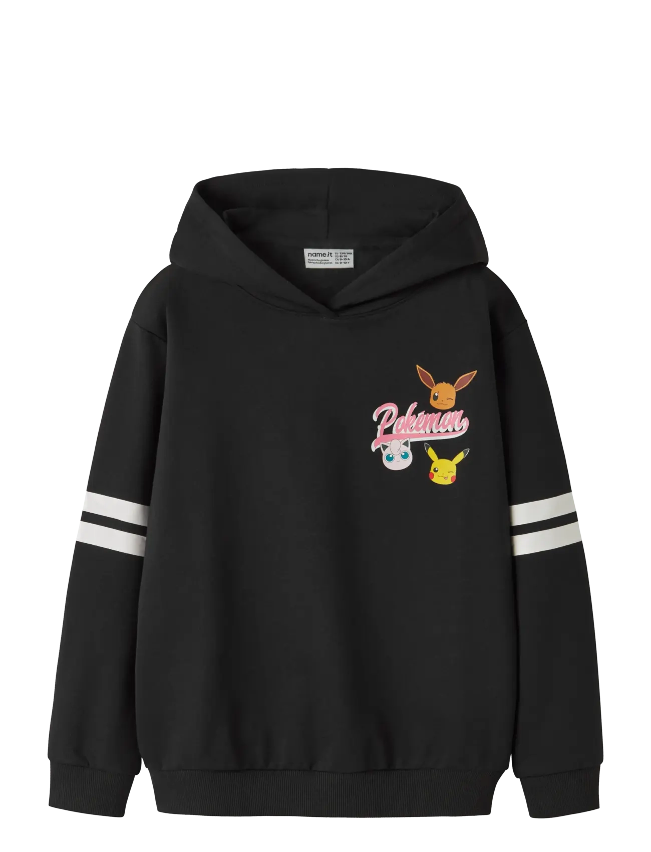 name it Nkfjyla Pokemon Nreg Sweat Wh Unb Sky, 122-128, Sweatshirts & Hoodies, Schwarz - Kinder