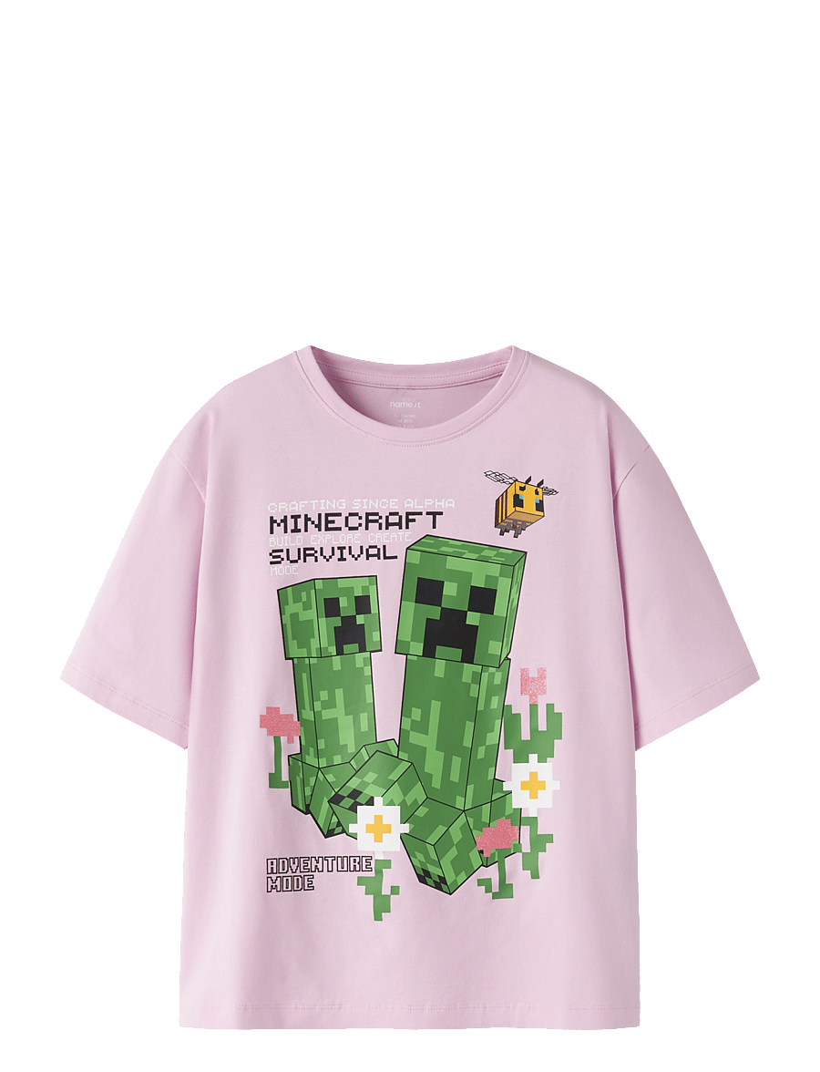 name it - NKFJYLDA MINECRAFT SS NREG TOP BOX BIO - lühikeste varrukatega t-särgid - pirouette - 0