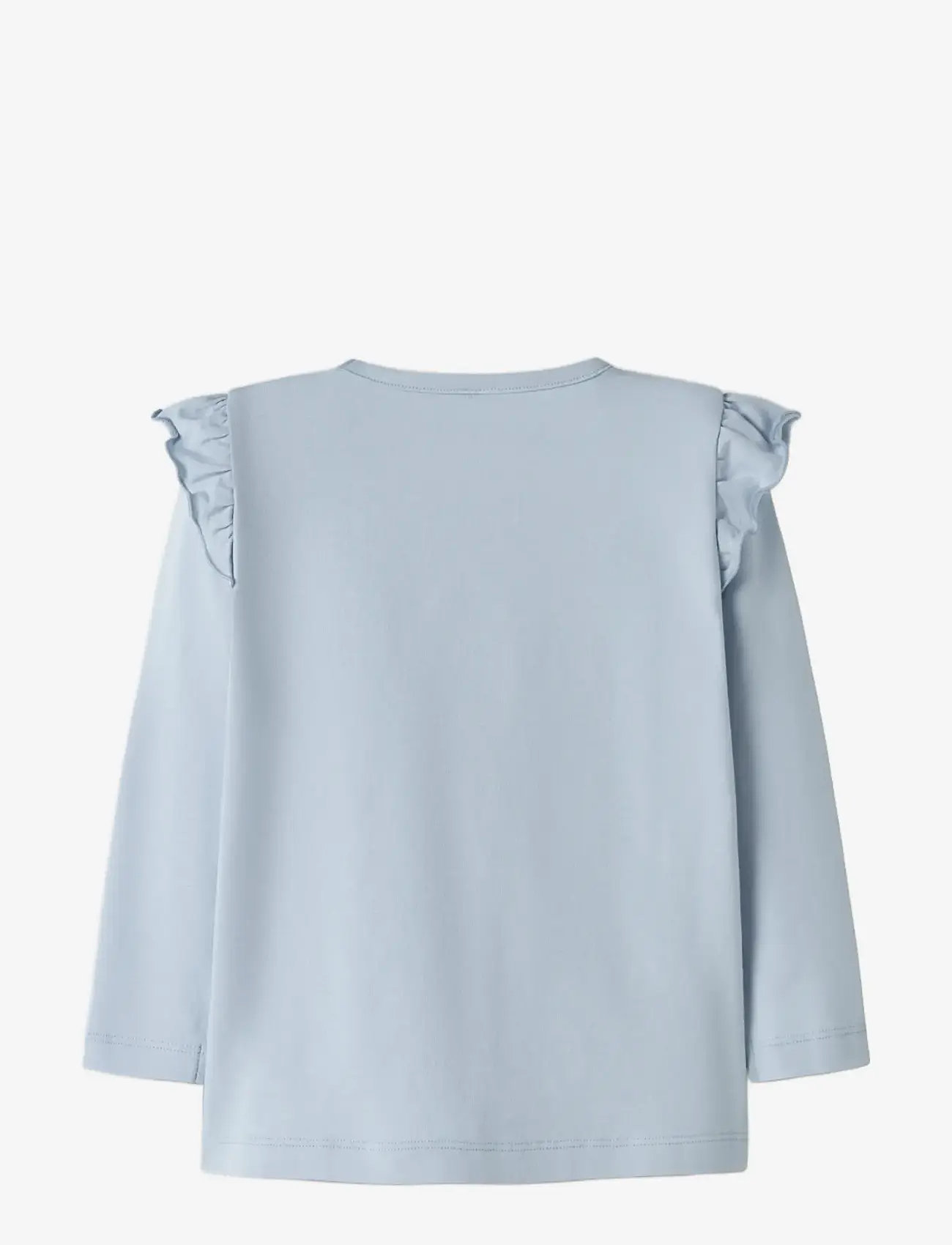 name it - NMFJANA HELLOK LS NREG TOP SKY - långärmade t-shirts - subdued blue - 1