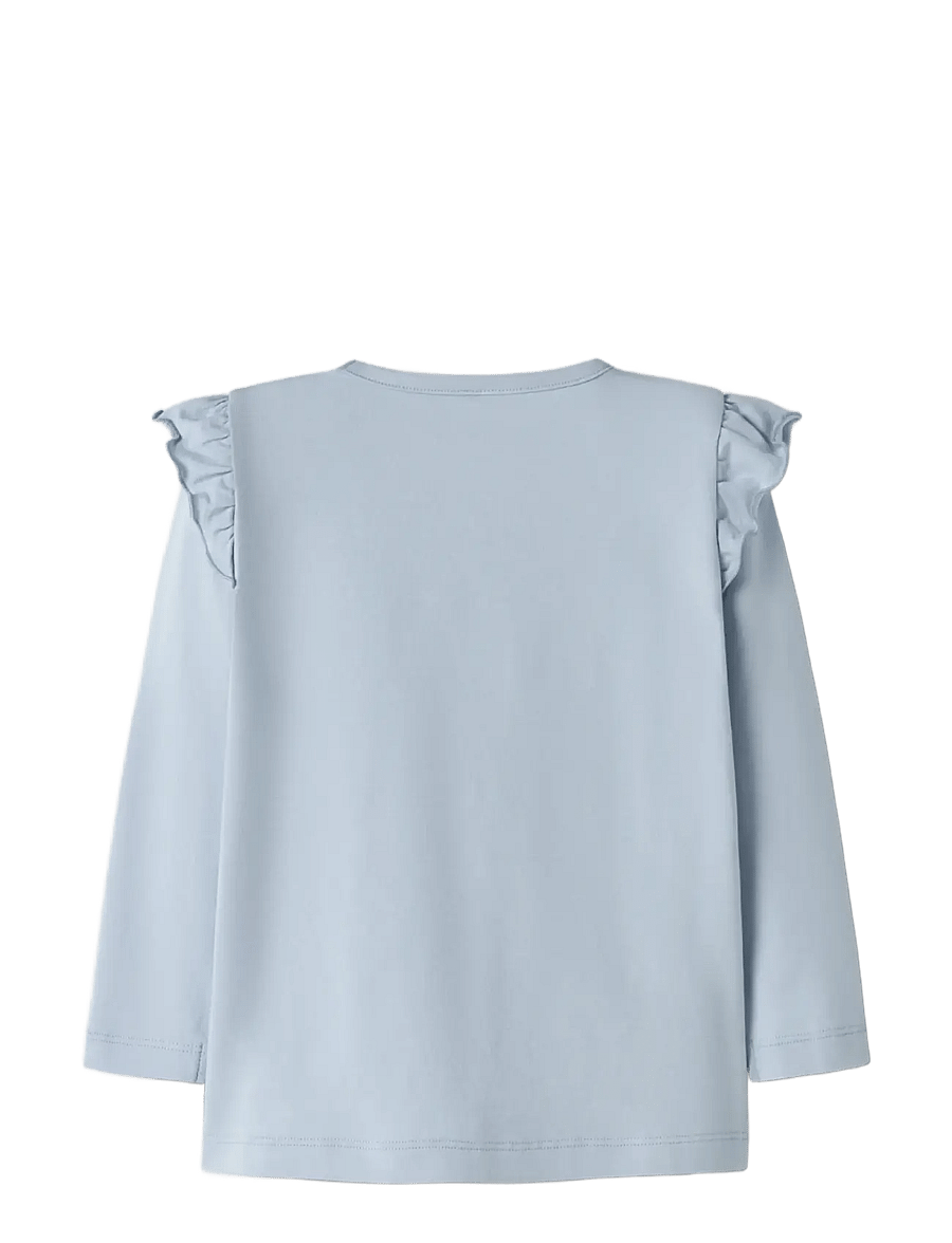 name it - NMFJANA HELLOK LS NREG TOP SKY - langärmelig - subdued blue - 1