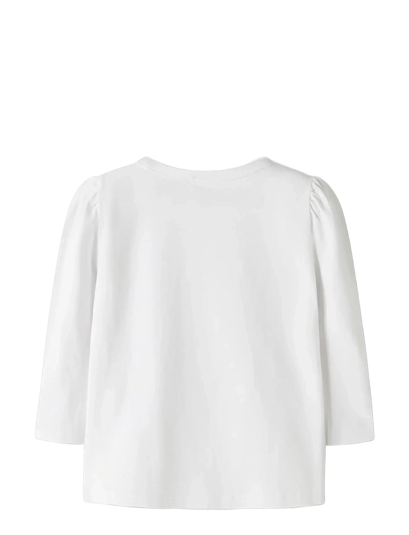 name it - NMFJINA STITCH LS TOP BOX NOOS WDI - pikkade varrukatega t-särgid - bright white - 1
