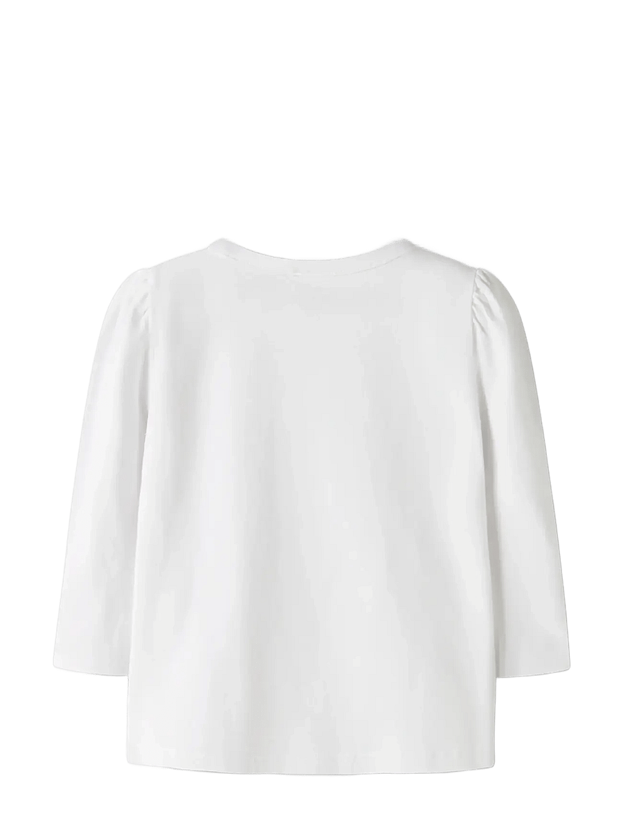 name it - NMFJINA STITCH LS TOP BOX NOOS WDI - langärmelig - bright white - 1