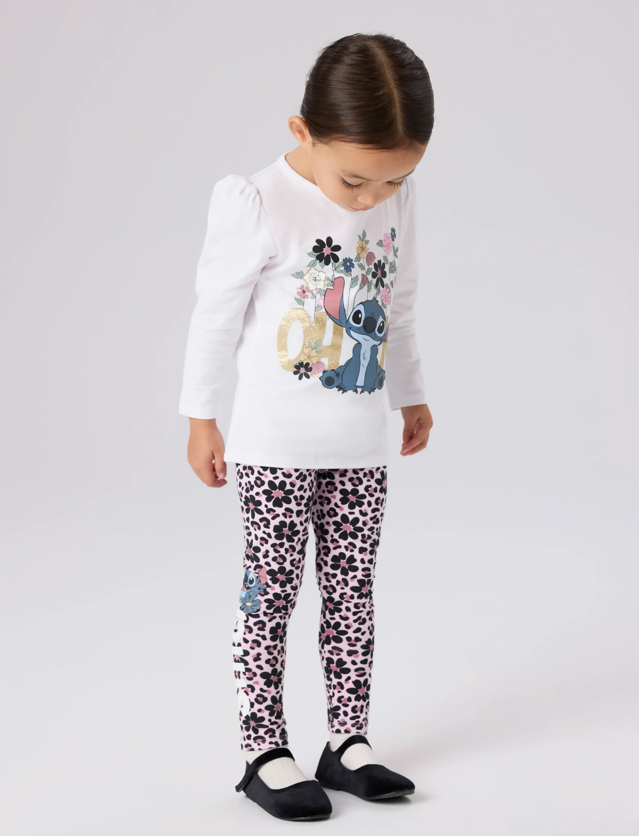 name it - NMFJINA STITCH LS TOP BOX NOOS WDI - langärmelig - bright white - 2