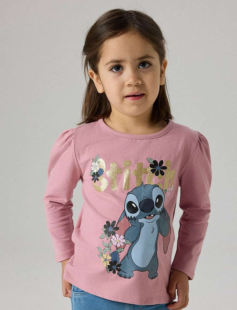 name it - NMFJINA STITCH LS TOP BOX NOOS WDI - langärmelig - lilas - 2