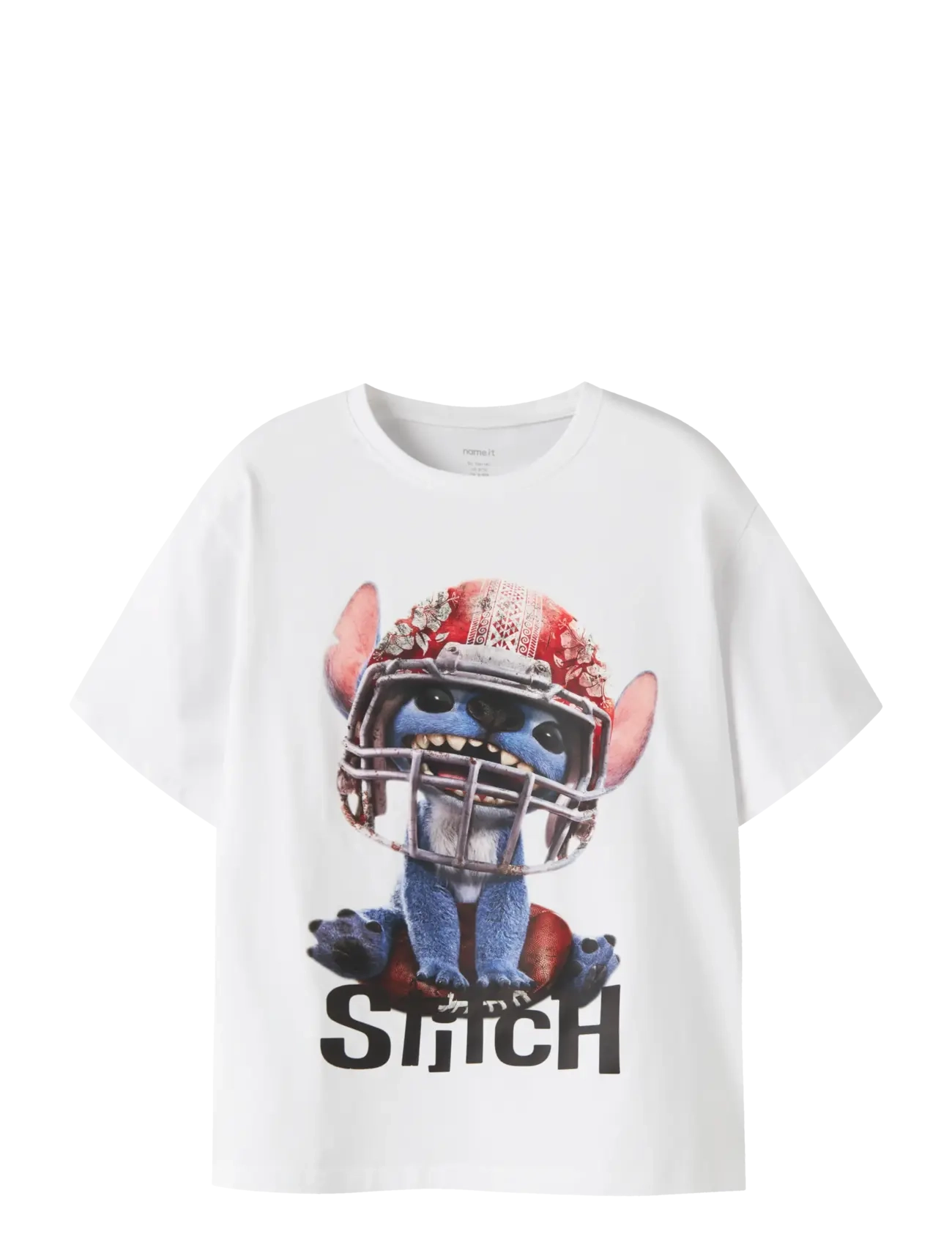NAME IT Nkmjulix Stitch Ss Nreg Oberteil Noos Wdi Weiß - 116 - Kinder