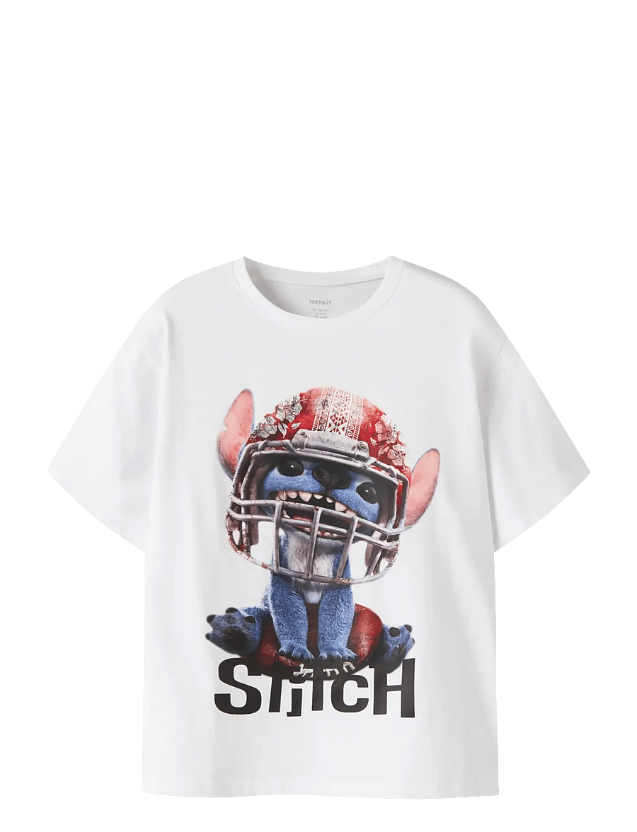 name it - NKMJULIX STITCH SS NREG TOP NOOS WDI - bright white - 0