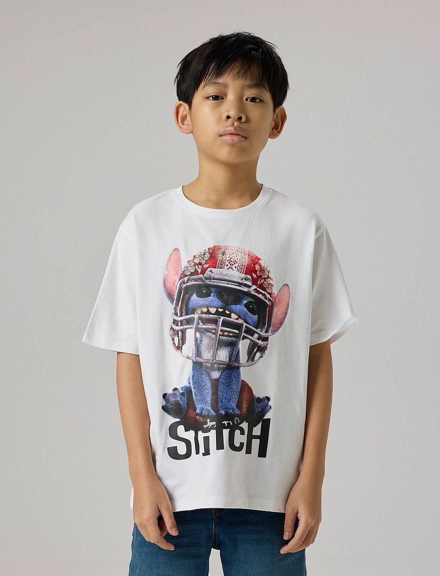 name it - NKMJULIX STITCH SS NREG TOP NOOS WDI - bright white - 3