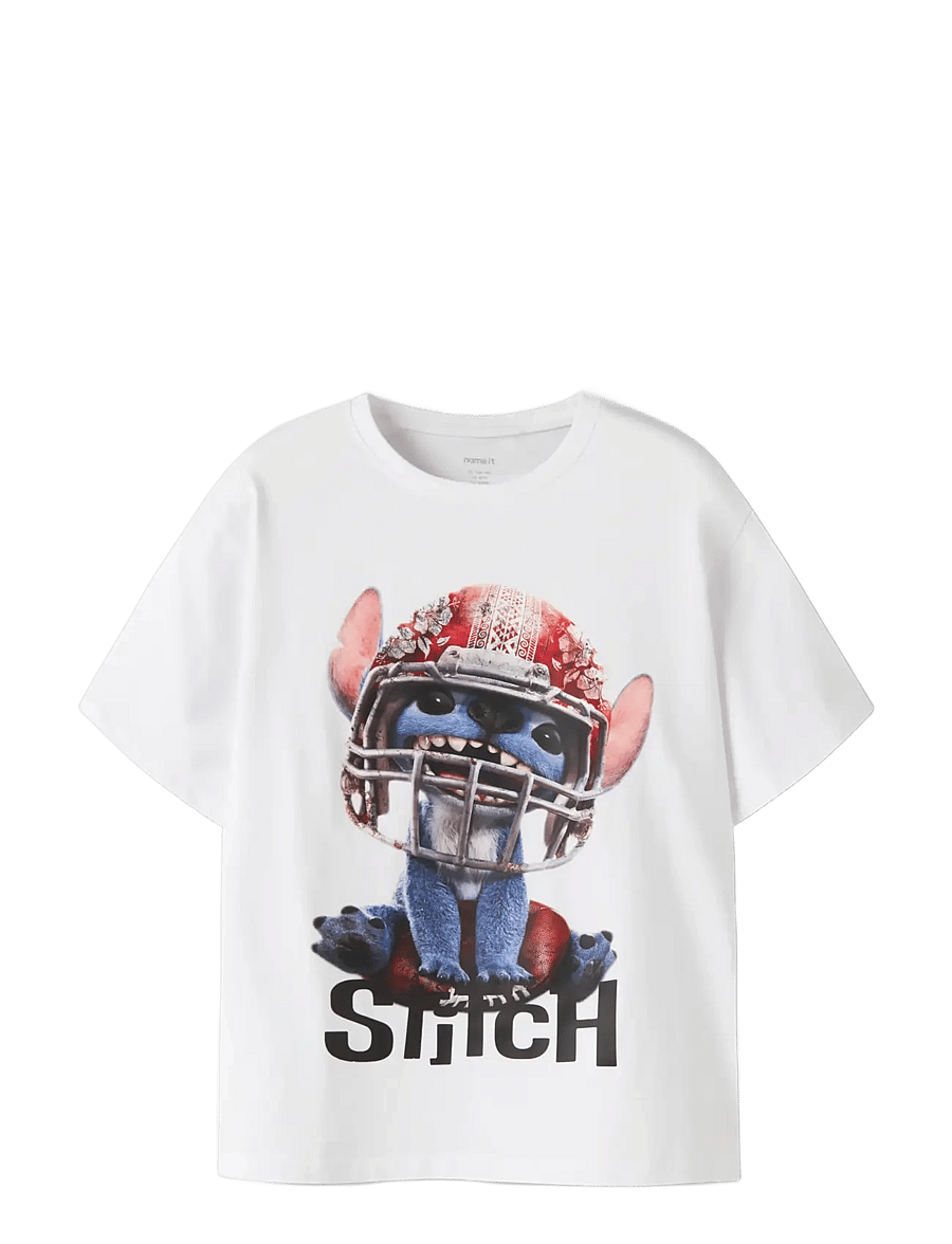 name it - NKMJULIX STITCH SS NREG TOP NOOS WDI - bright white - 2