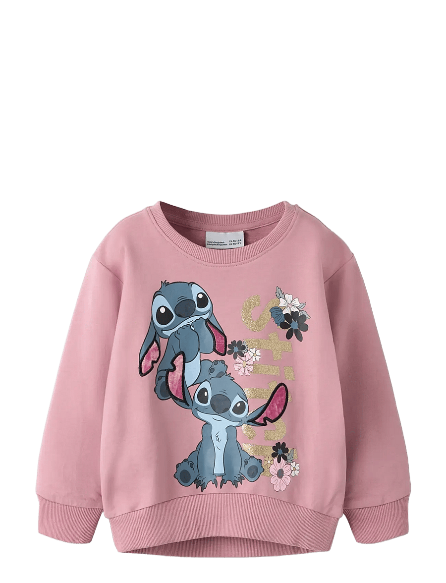 name it - NMFJINNY STITCH NREG SWEAT UNB WDI - sweatshirts - lilas - 2