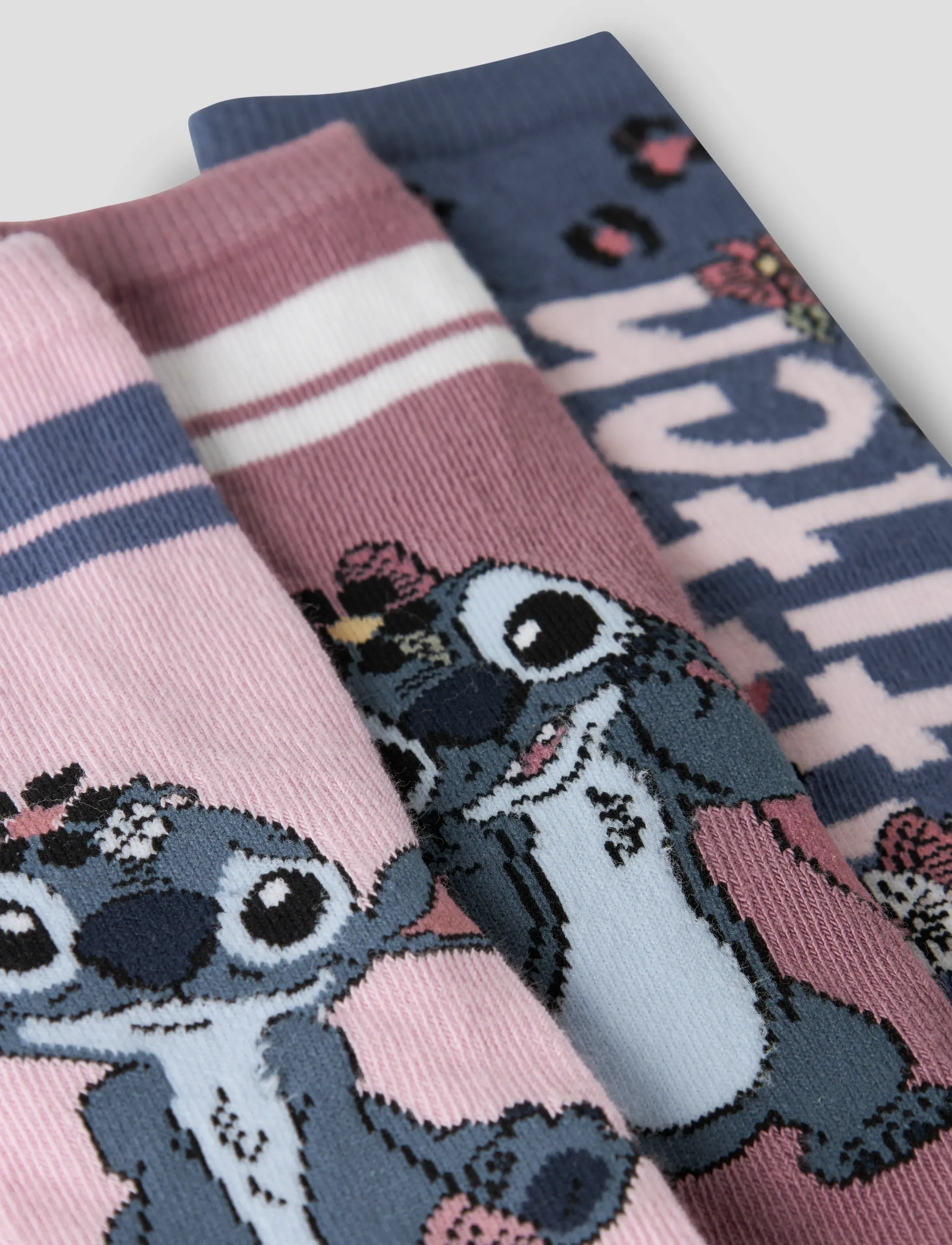 name it - NMFJINEA STITCH 3P SOCK WDI - vintage indigo - 3