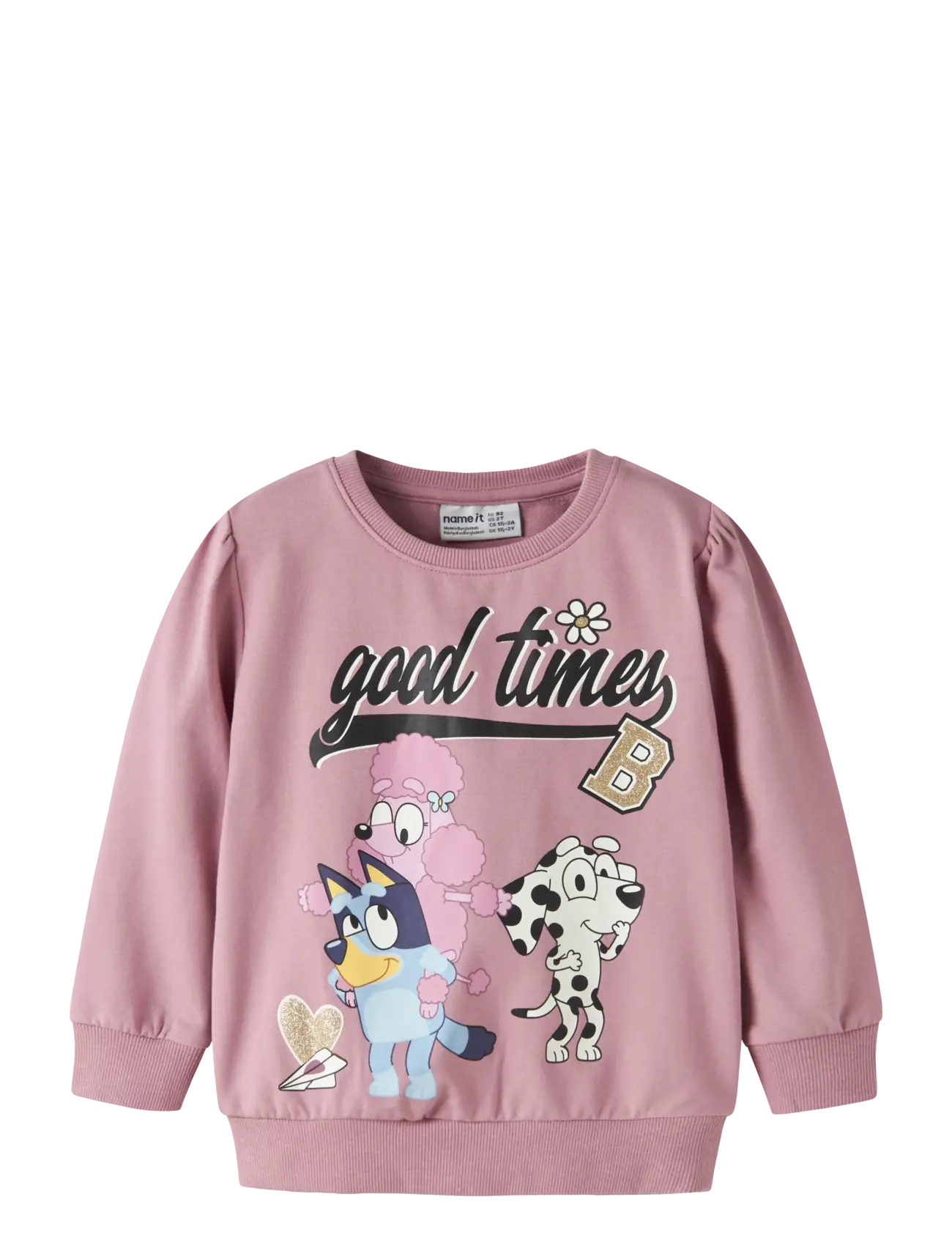 name it NMFJONERA BLUEY SWEAT UNB SKY - Sweatshirts & Hættetrøjer - LILAS / pink/rose