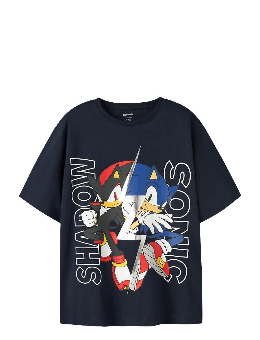 name it - NKMJULLE SONIC SS NREG TOP NOOS SKY - lühikeste varrukatega t-särgid - navy blazer - 0