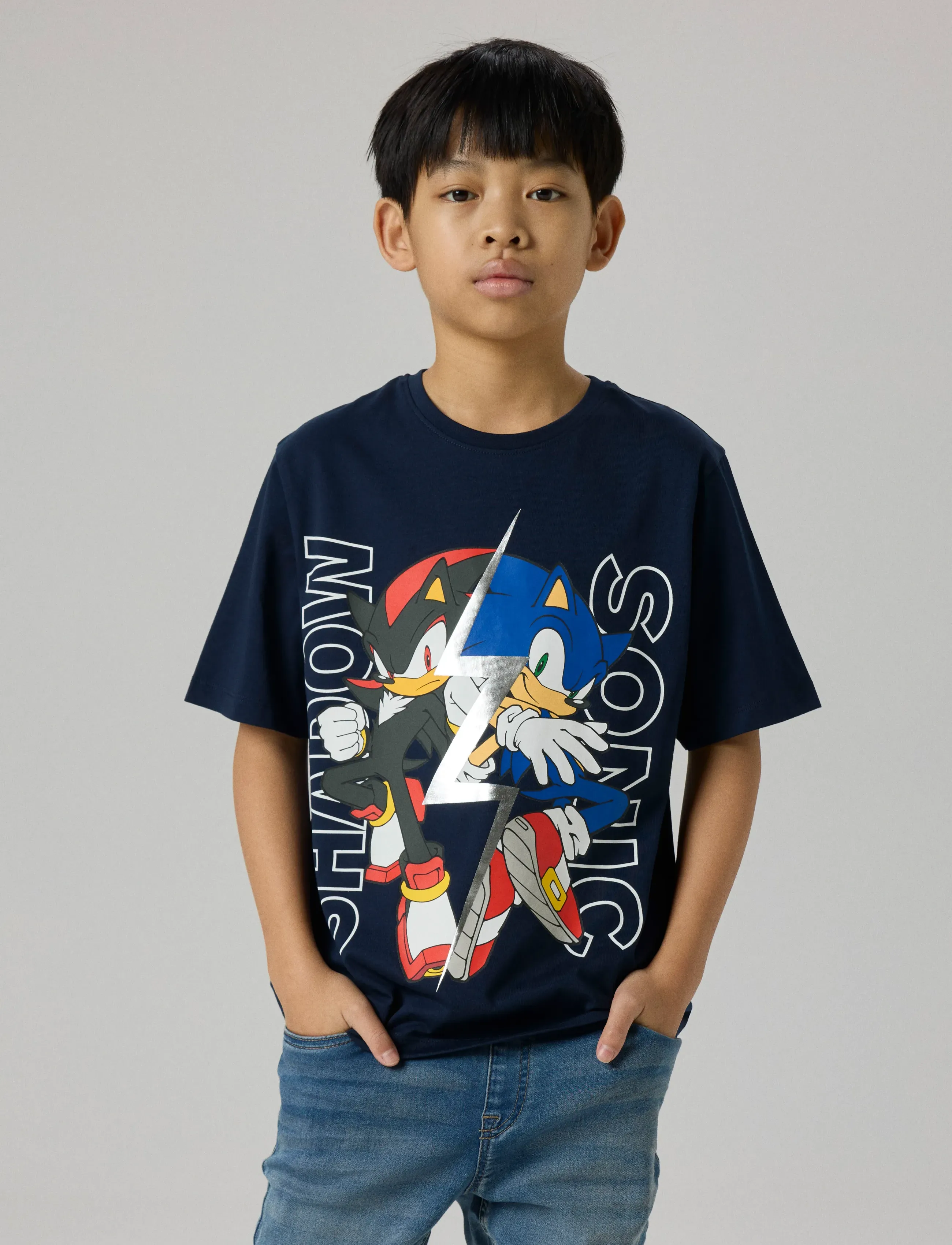 name it - NKMJULLE SONIC SS NREG TOP NOOS SKY - lühikeste varrukatega t-särgid - navy blazer - 2