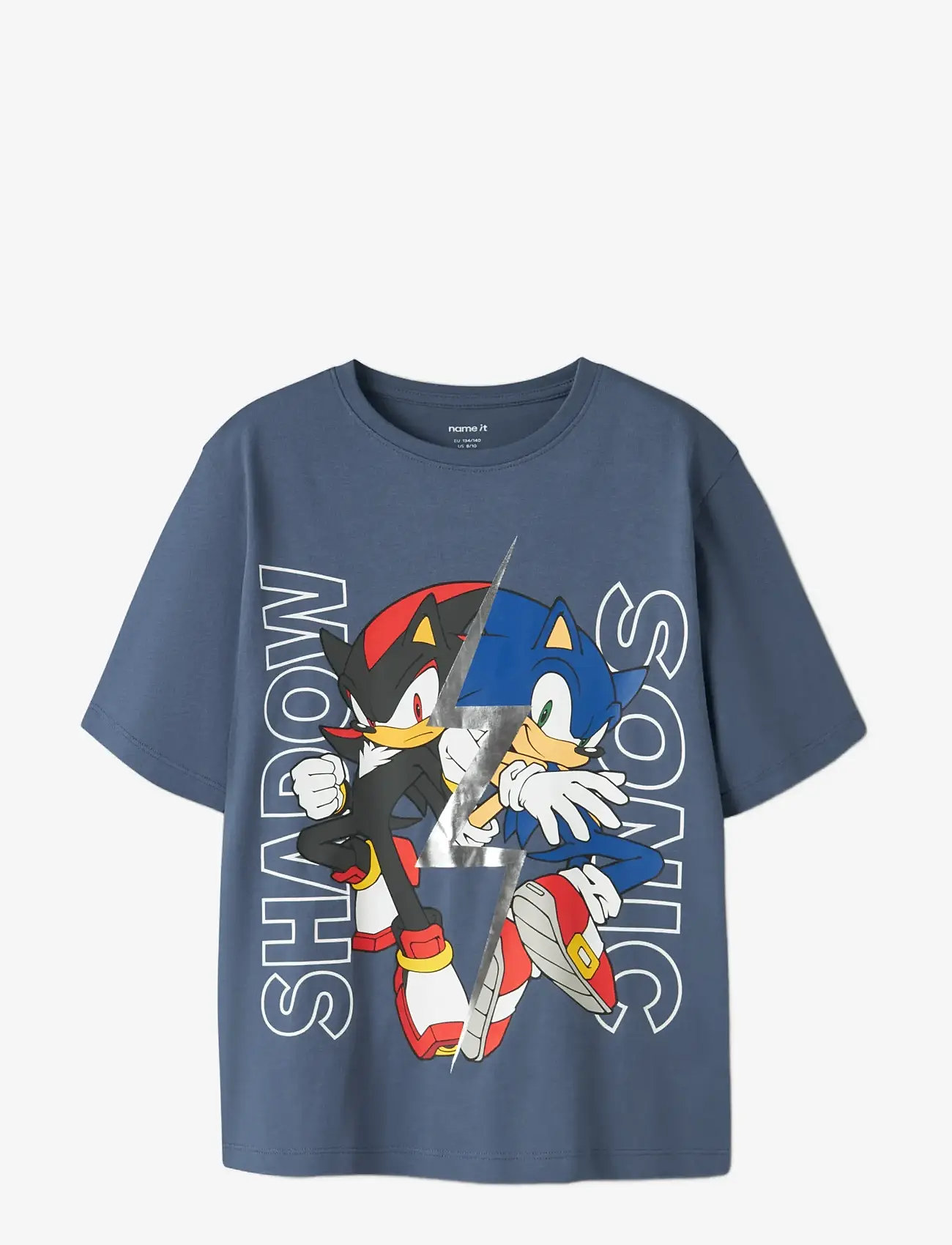 name it - NKMJULLE SONIC SS NREG TOP NOOS SKY - kortærmede t-shirts - vintage indigo - 3