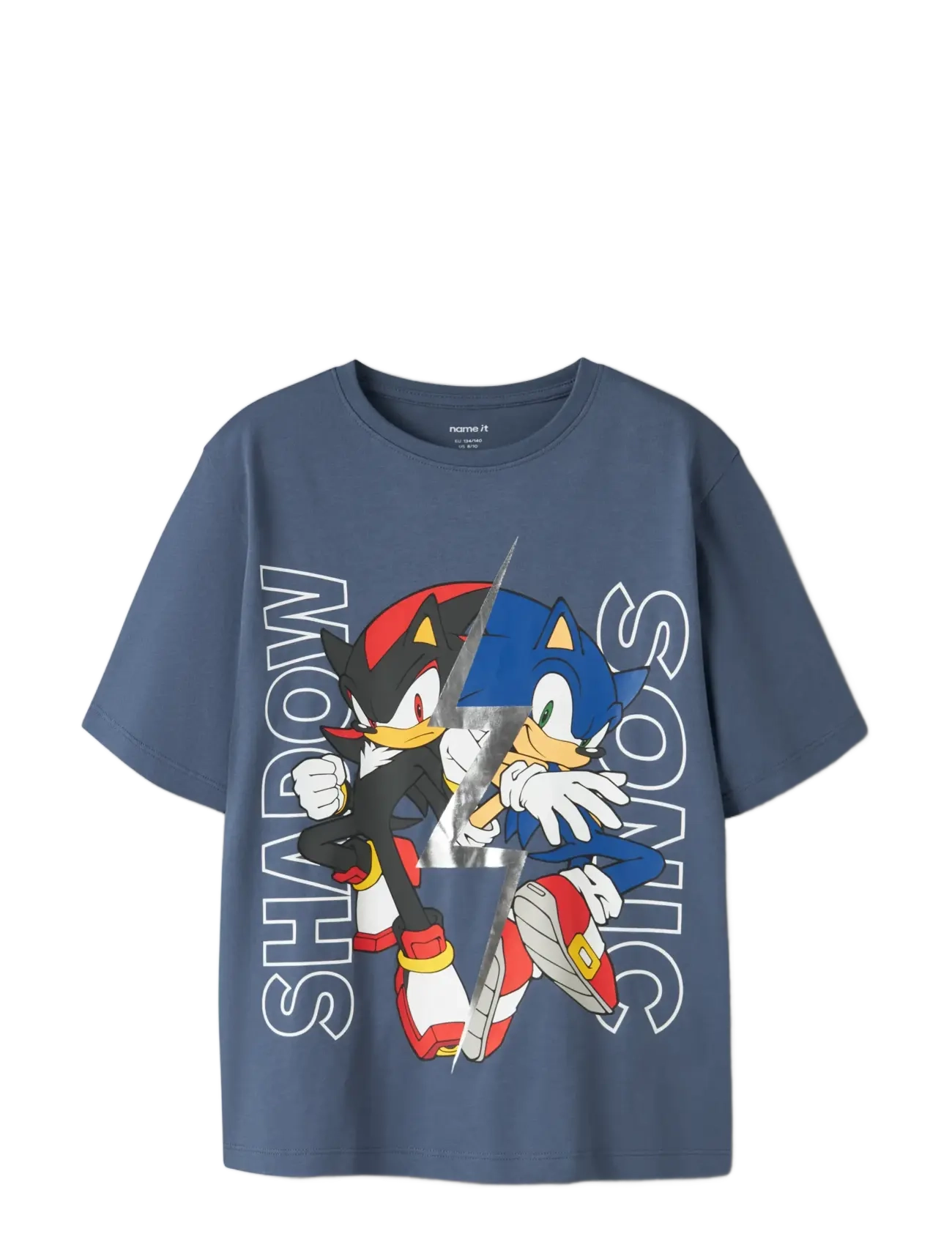 name it - NKMJULLE SONIC SS NREG TOP NOOS SKY - short-sleeved t-shirts - vintage indigo - 3