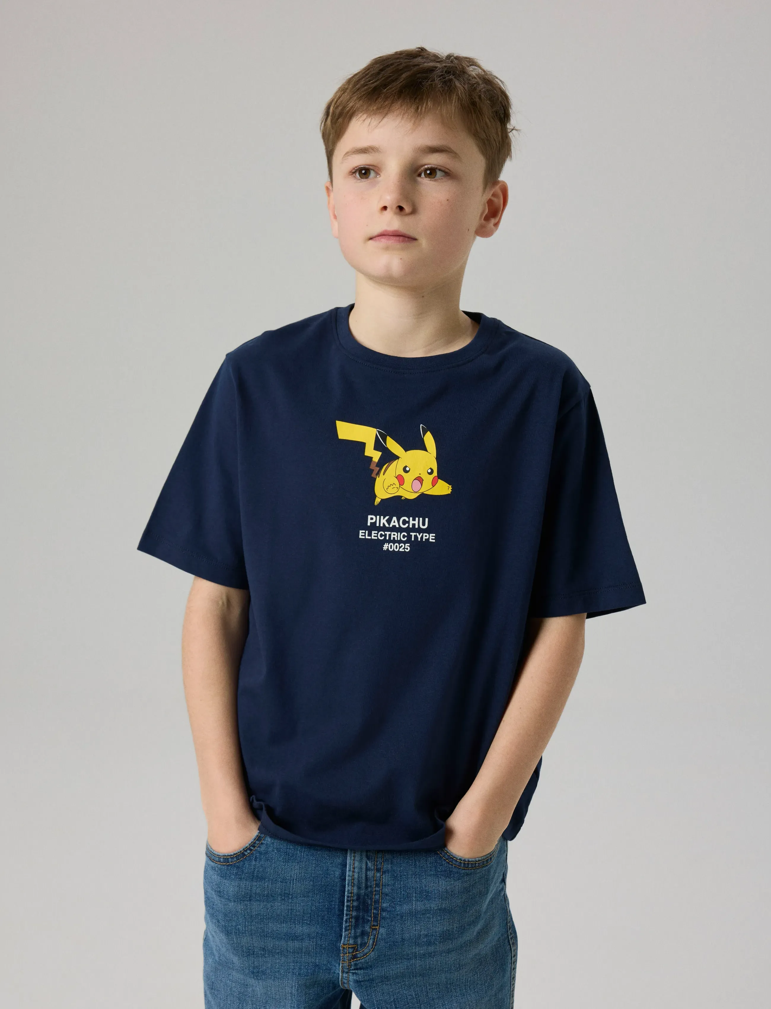 name it - NKMJYK POKEMON SS NREG TOP BOX NOOS SKY - kortærmede t-shirts - navy blazer - 3