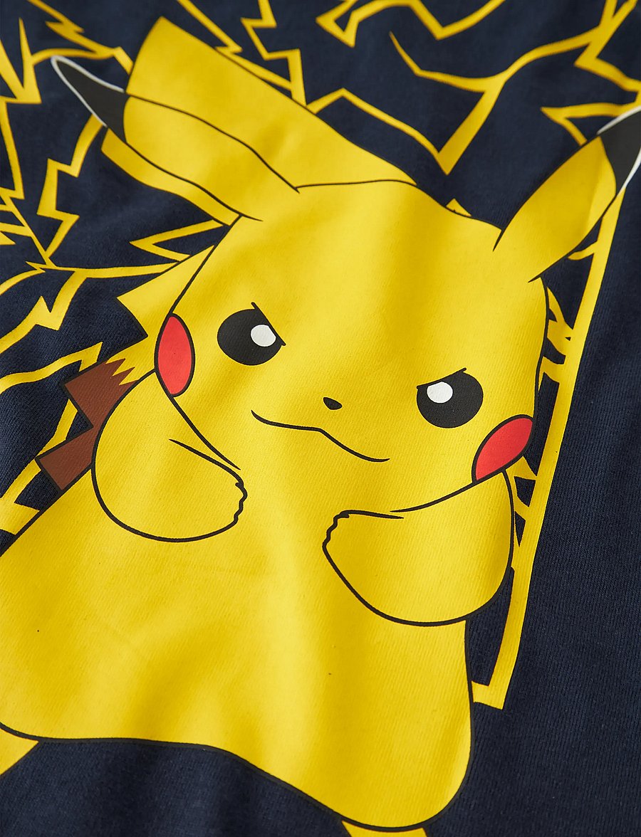 name it - NKMJYK POKEMON SS NREG TOP BOX NOOS SKY - kortærmede t-shirts - navy blazer - 4