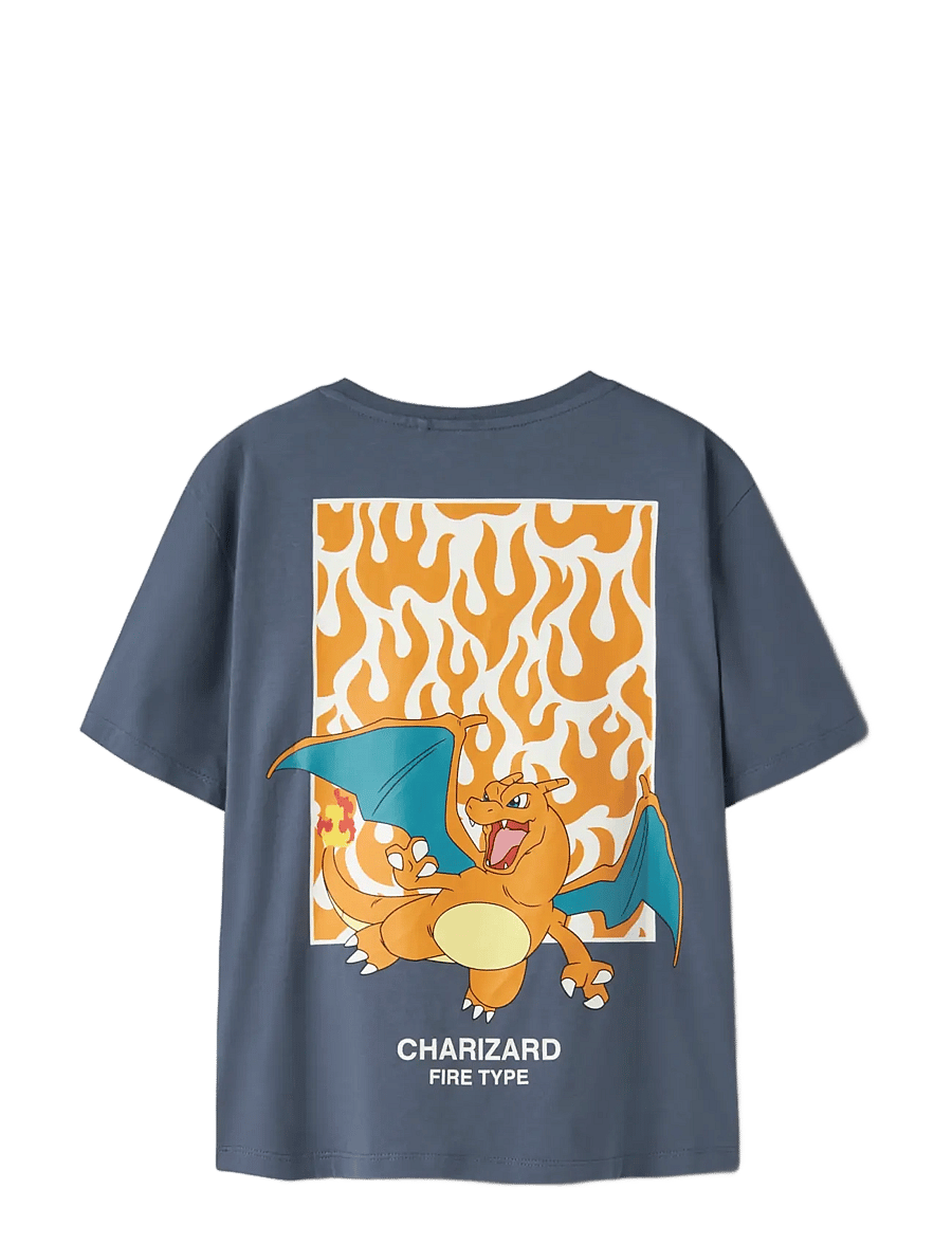 name it - NKMJYK POKEMON SS NREG TOP BOX NOOS SKY - kortærmede t-shirts - vintage indigo - 2