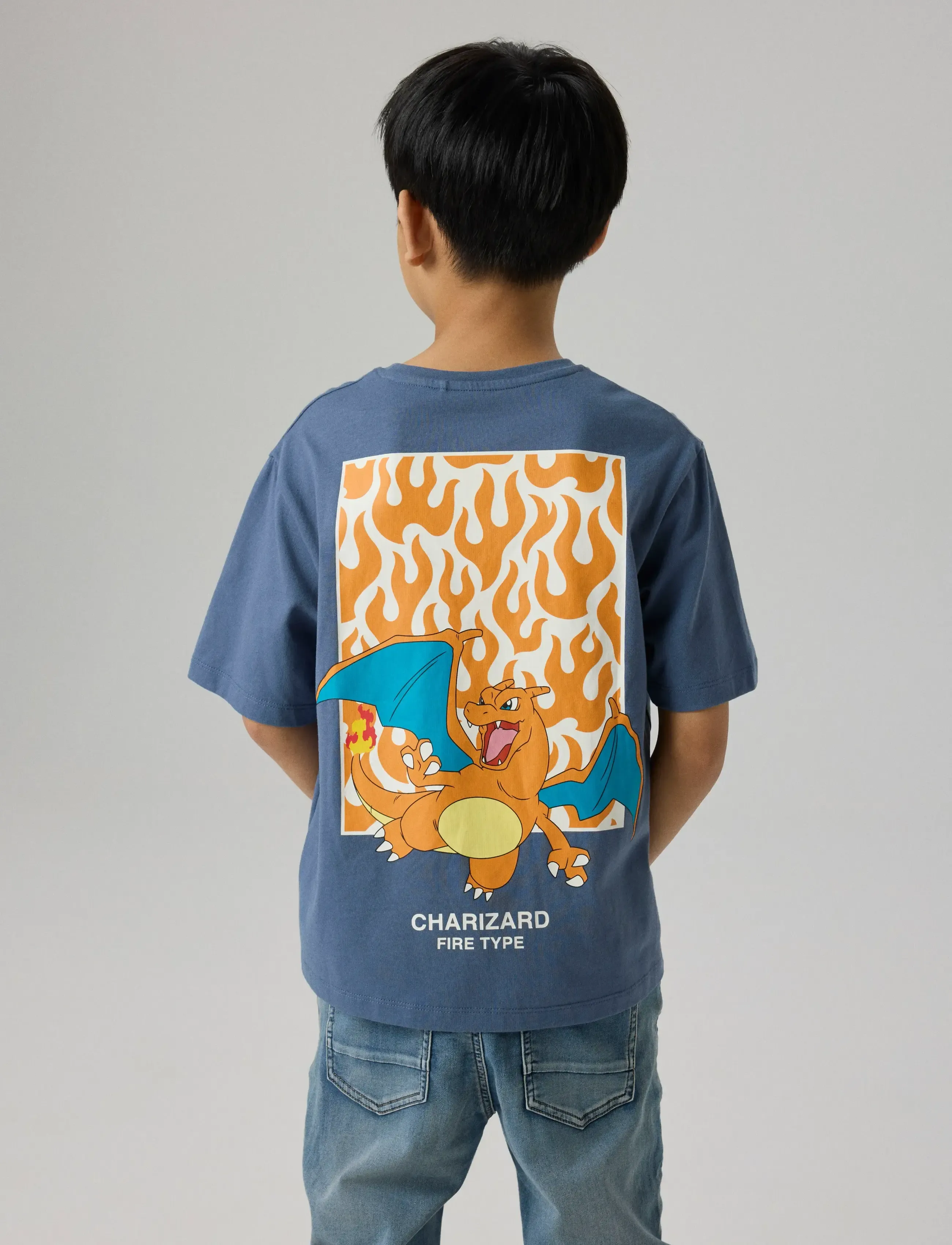 name it NKMJYK POKEMON SS NREG TOP BOX NOOS SKY - Kortærmede T-shirts - VINTAGE INDIGO / blue