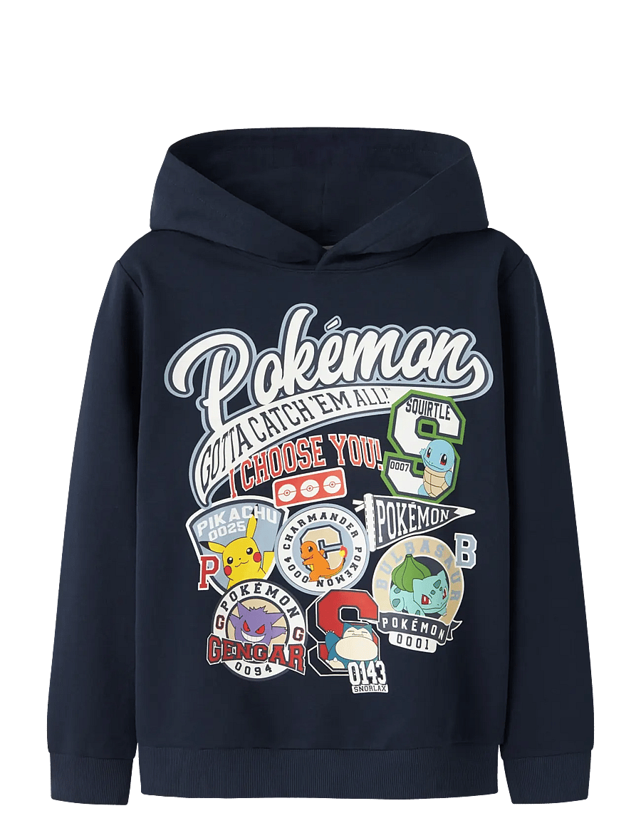 name it - NKMJIM POKEMON NREG SWE WH BRU NOOS SKY - kapuzenpullover - navy blazer - 0