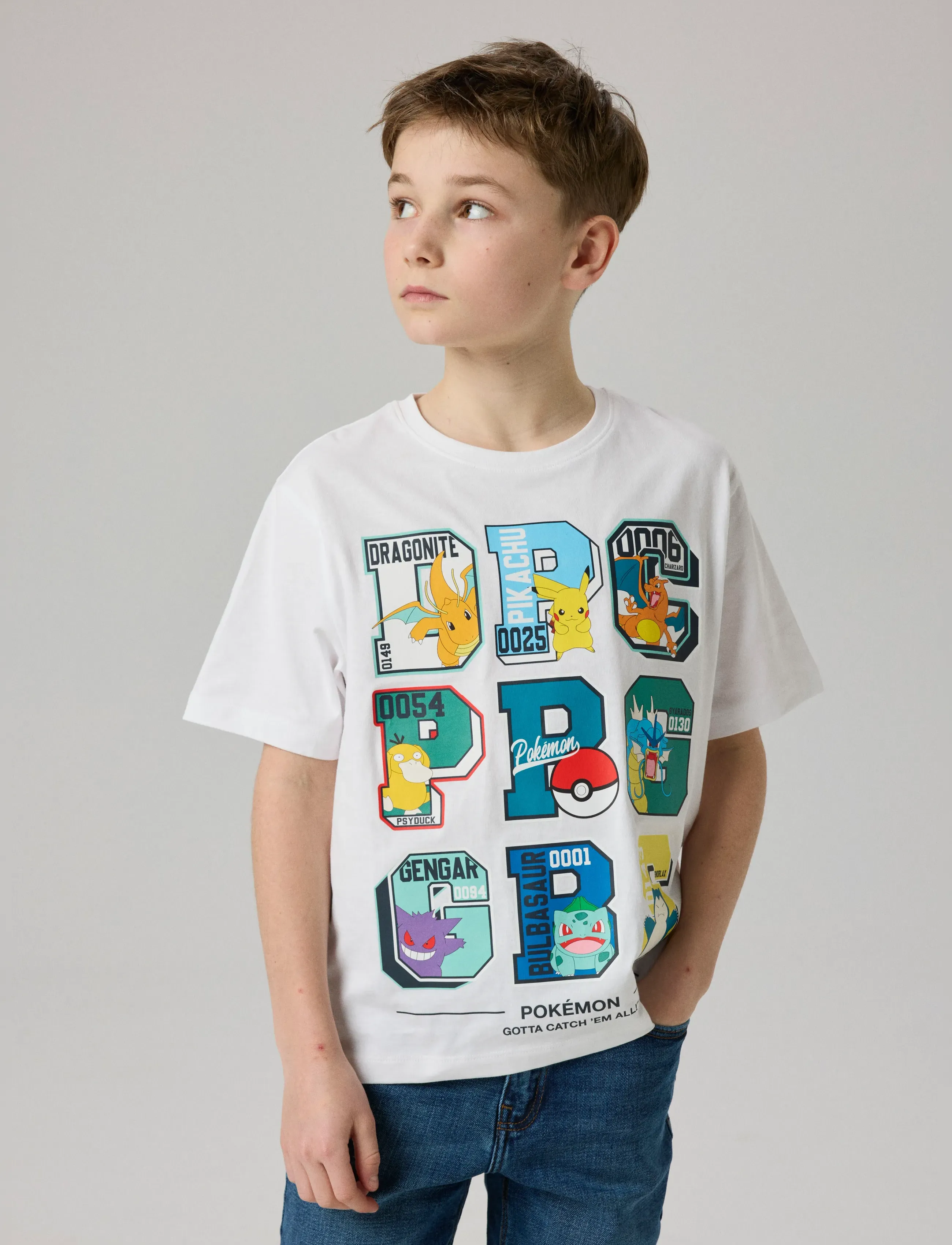 name it - NKMJULIO POKEMON SS NREG TOP NOOS SKY - t-shirts à manches courtes - bright white - 2