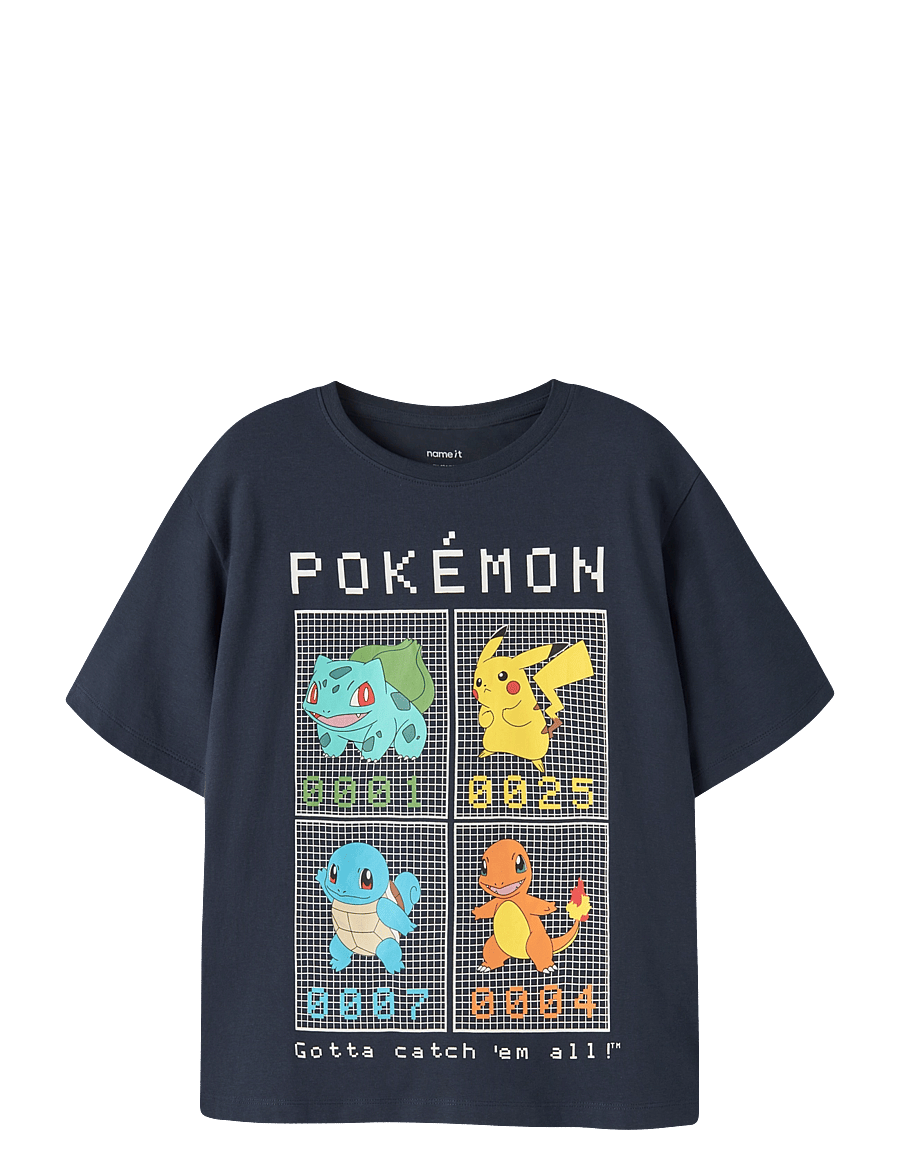 name it - NKMJIS POKEMON SS NREG TOP BOX SKY - lühikeste varrukatega t-särgid - navy blazer - 0