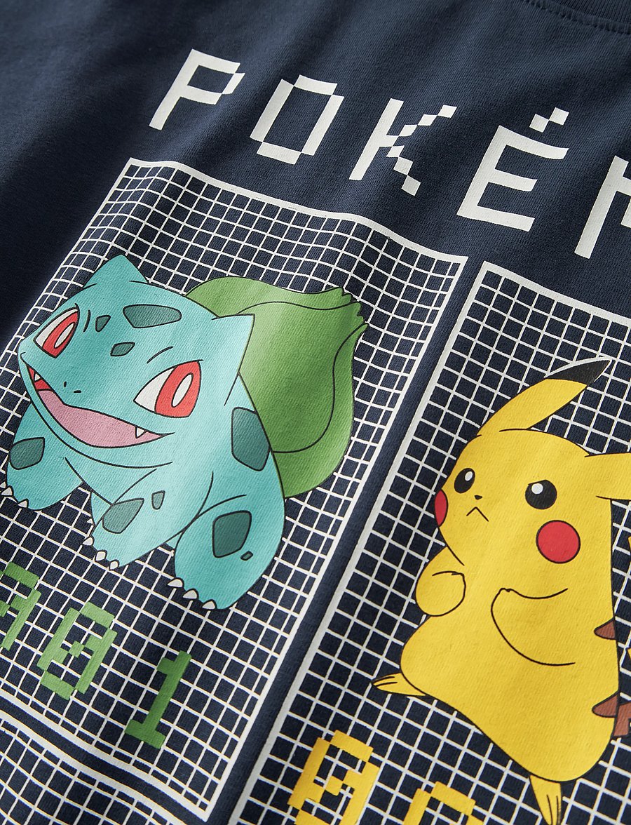 name it - NKMJIS POKEMON SS NREG TOP BOX SKY - lühikeste varrukatega t-särgid - navy blazer - 2