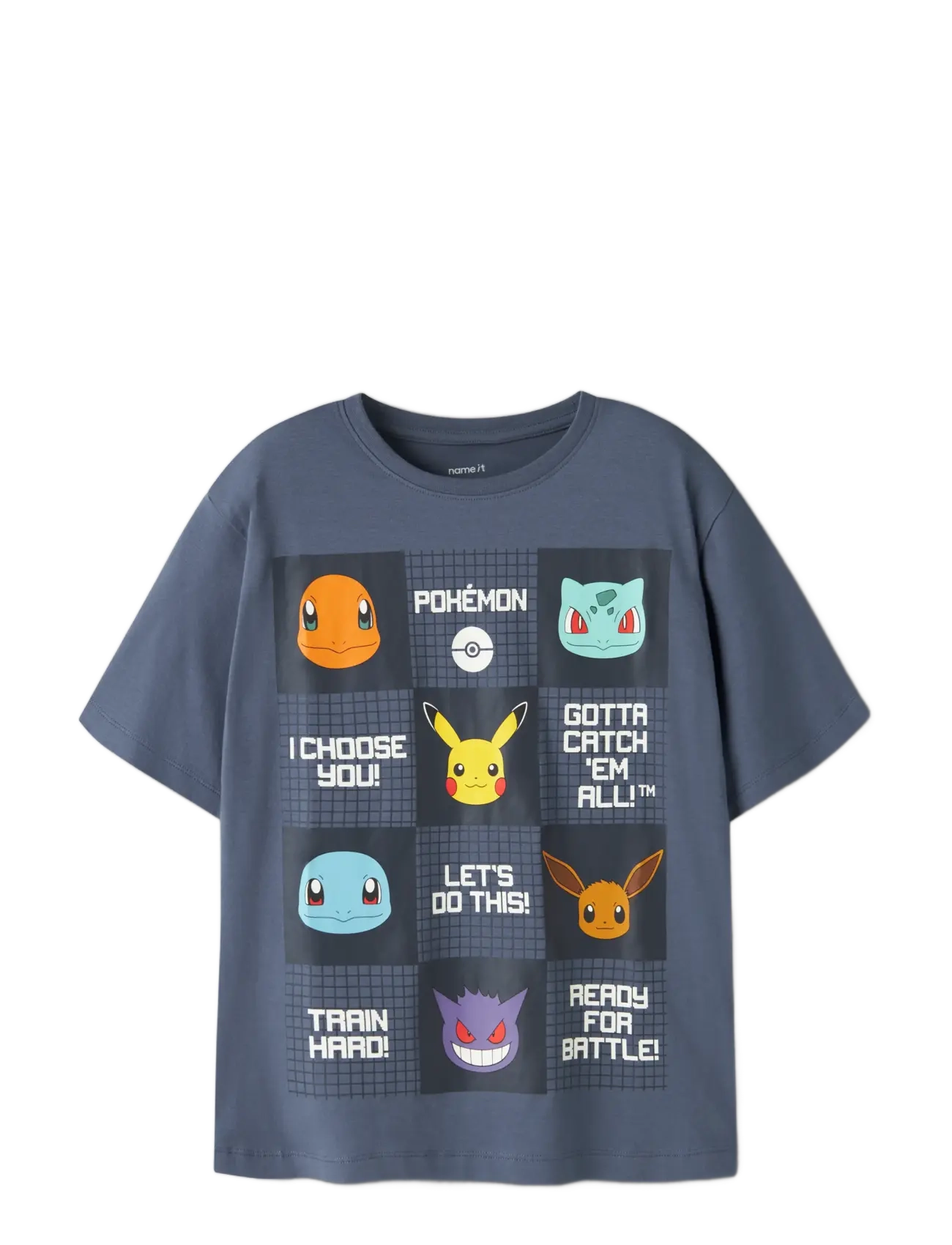 name it - NKMJIS POKEMON SS NREG TOP BOX SKY - lühikeste varrukatega t-särgid - vintage indigo - 2